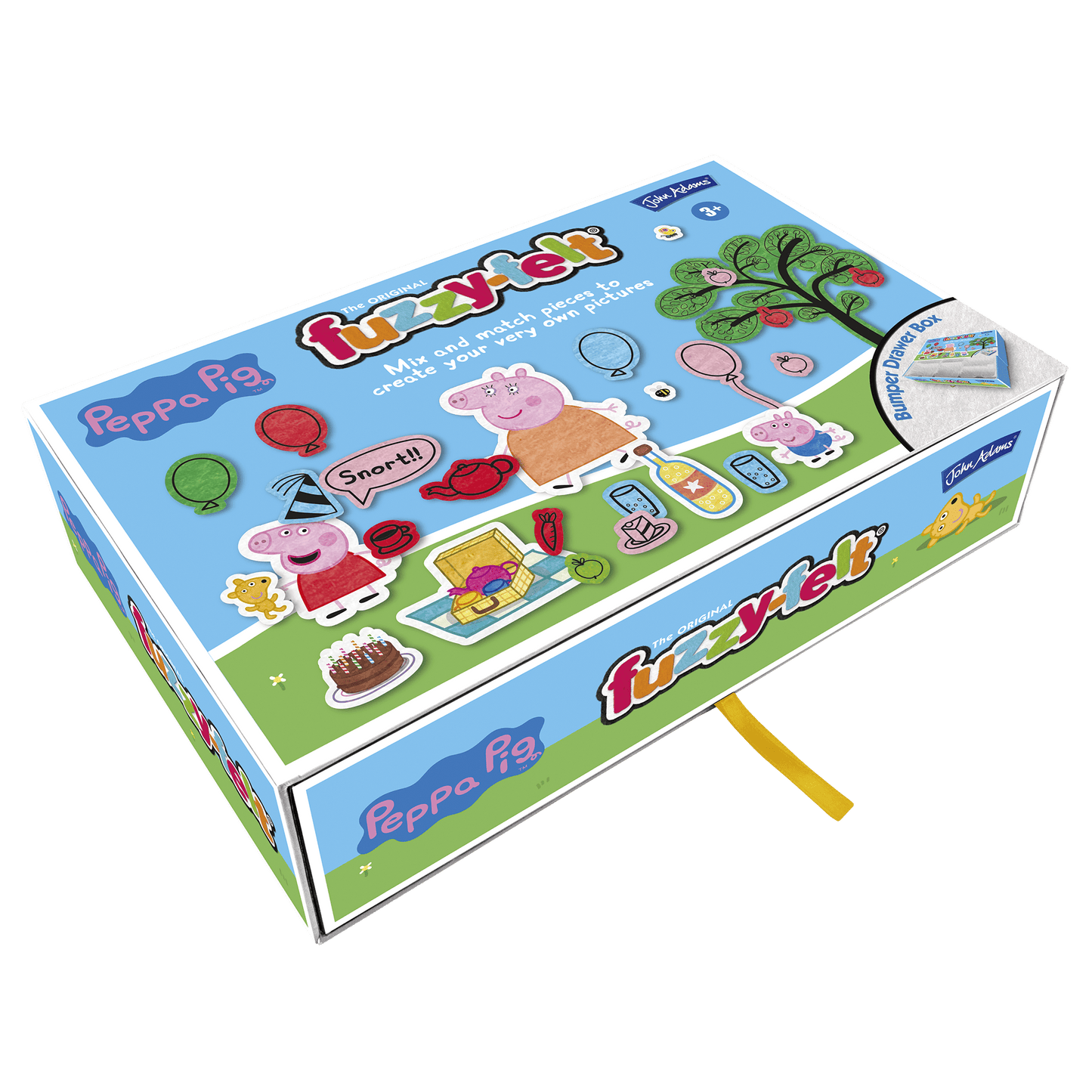 Fuzzy-Felt Peppa Pig Drawer Set
