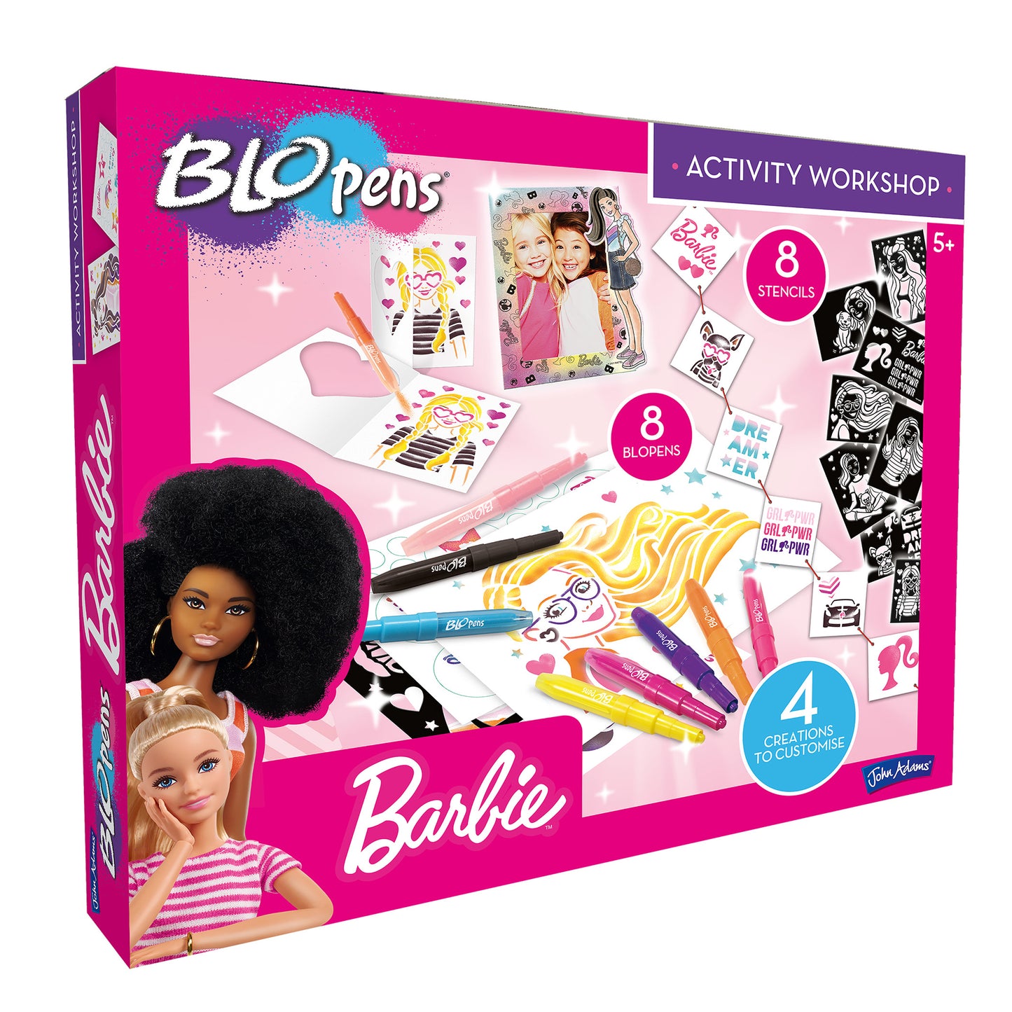 BLOPENS Barbie Activity Workshop – Creative Airbrush Craft Kit