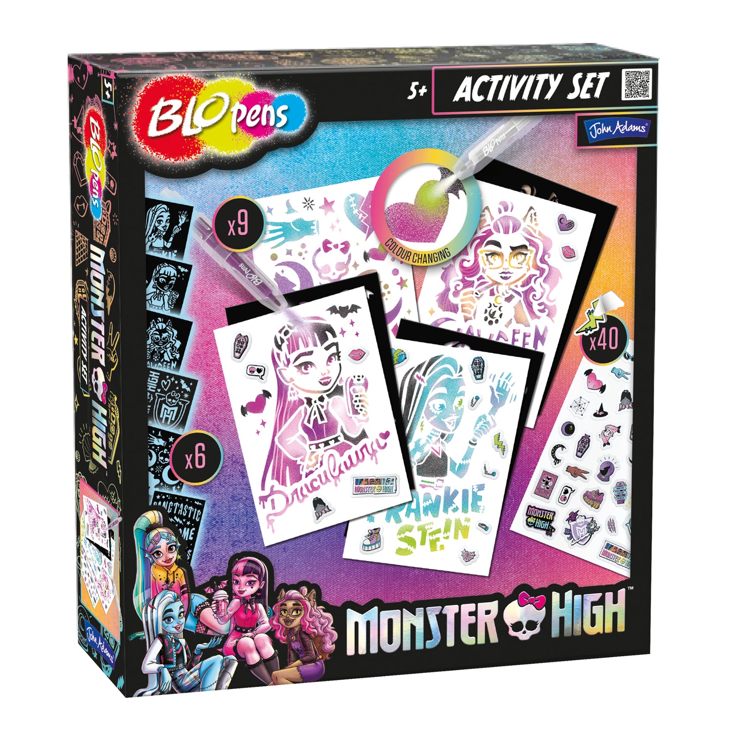 BLOPENS Monster High Activity Set – Spooky Art Kit for Kids