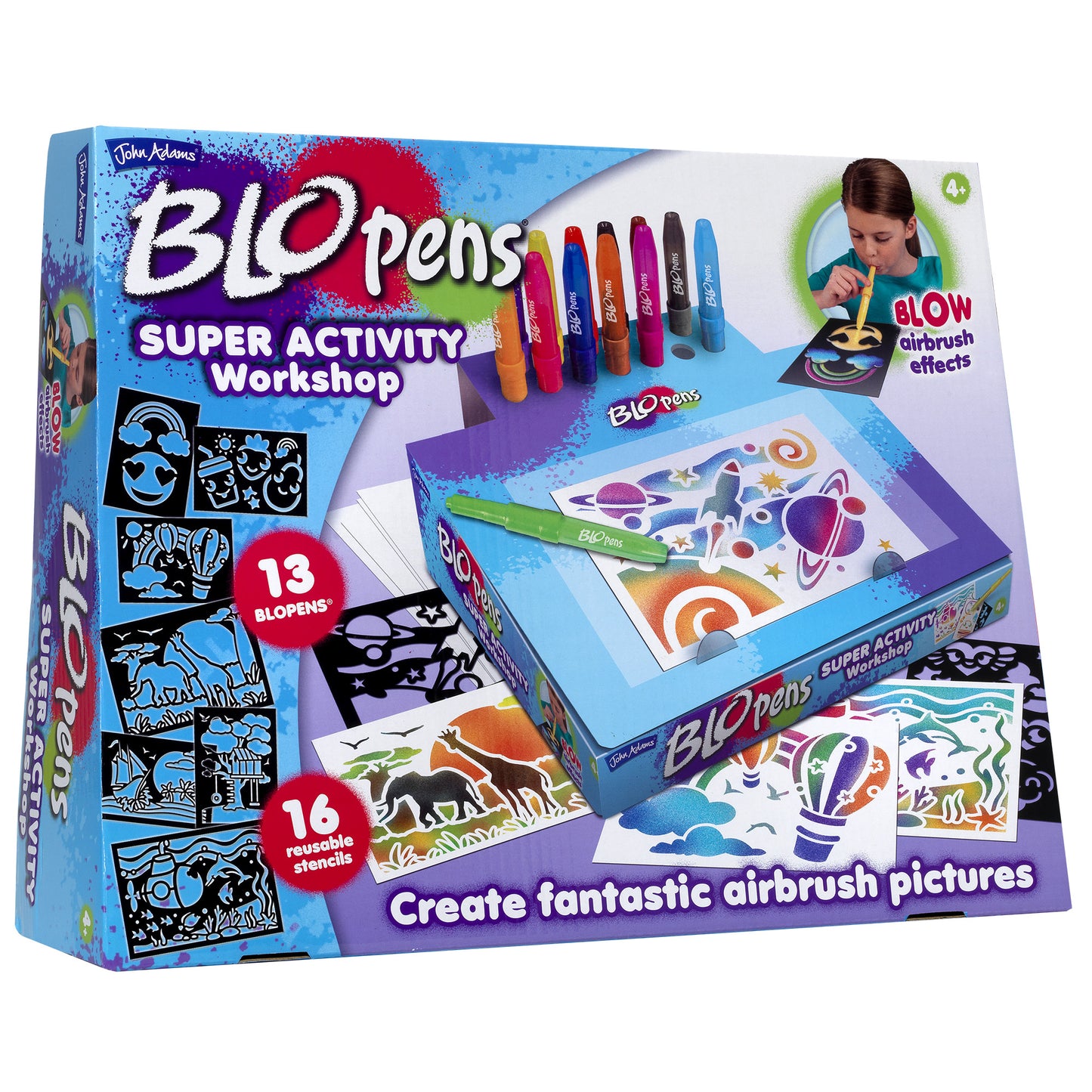 BLOPENS Super Activity Workshop – Complete Airbrush Craft Kit