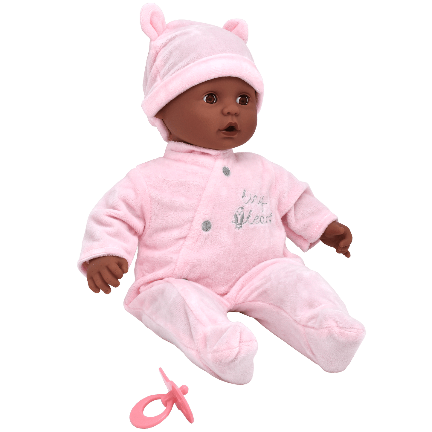 Tiny Tears 15'' (38 cm) Baby Soft Pink Outfit - Black