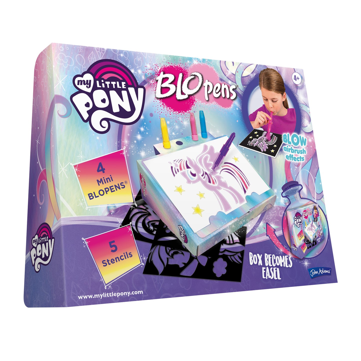 BLOPENS - My Little Pony Creative Case – Pony - Themed Airbrush Kit