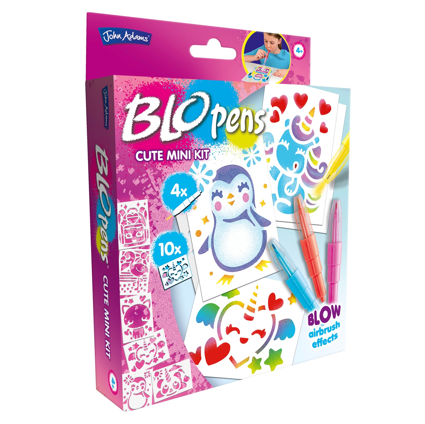 BLOPENS Cute Mini Kit – Sweet Airbrush Art Set for Kids