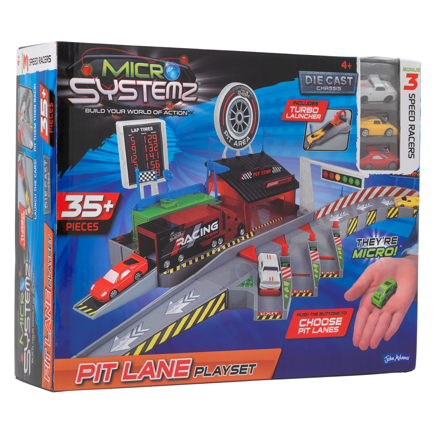 Micro Systemz Pit Stop Playset