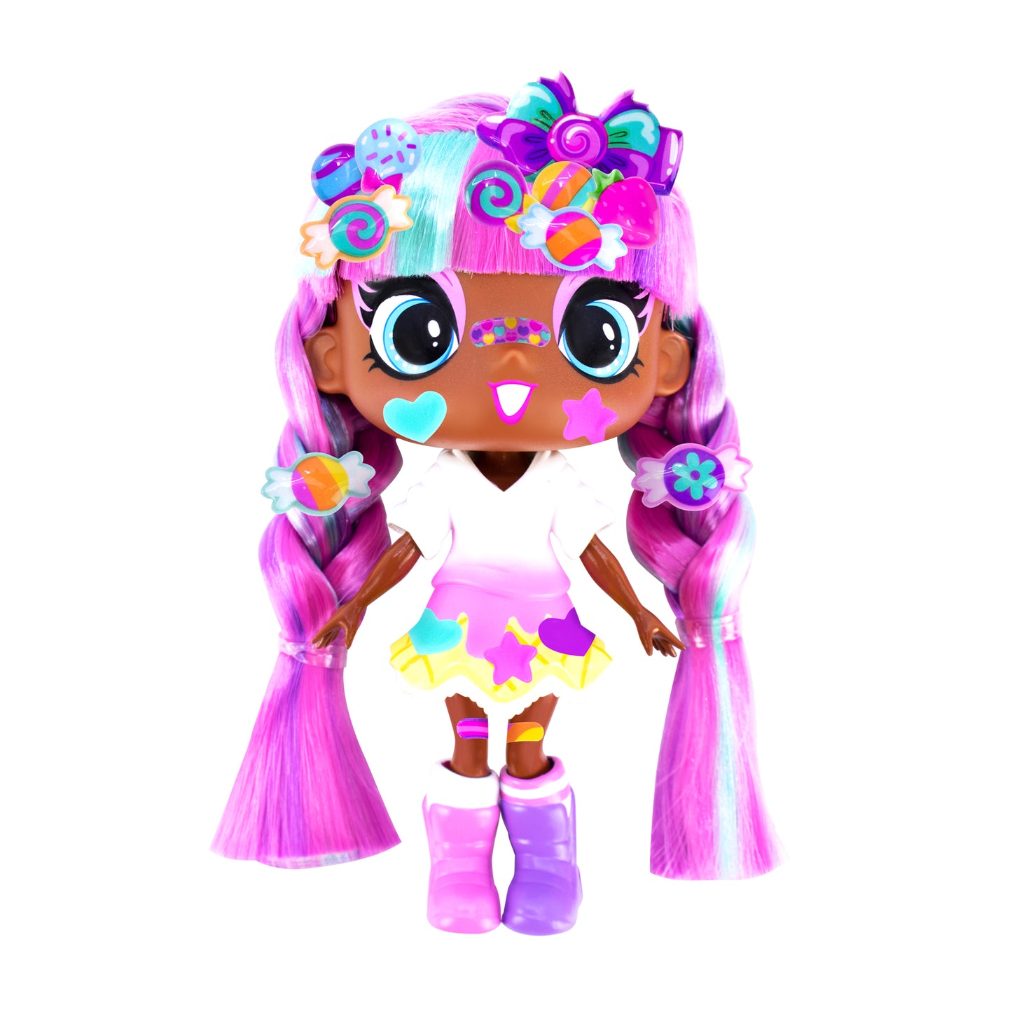 Decora Girlz 5" Fashion Doll – Sweetie - with Stickers & Accessories