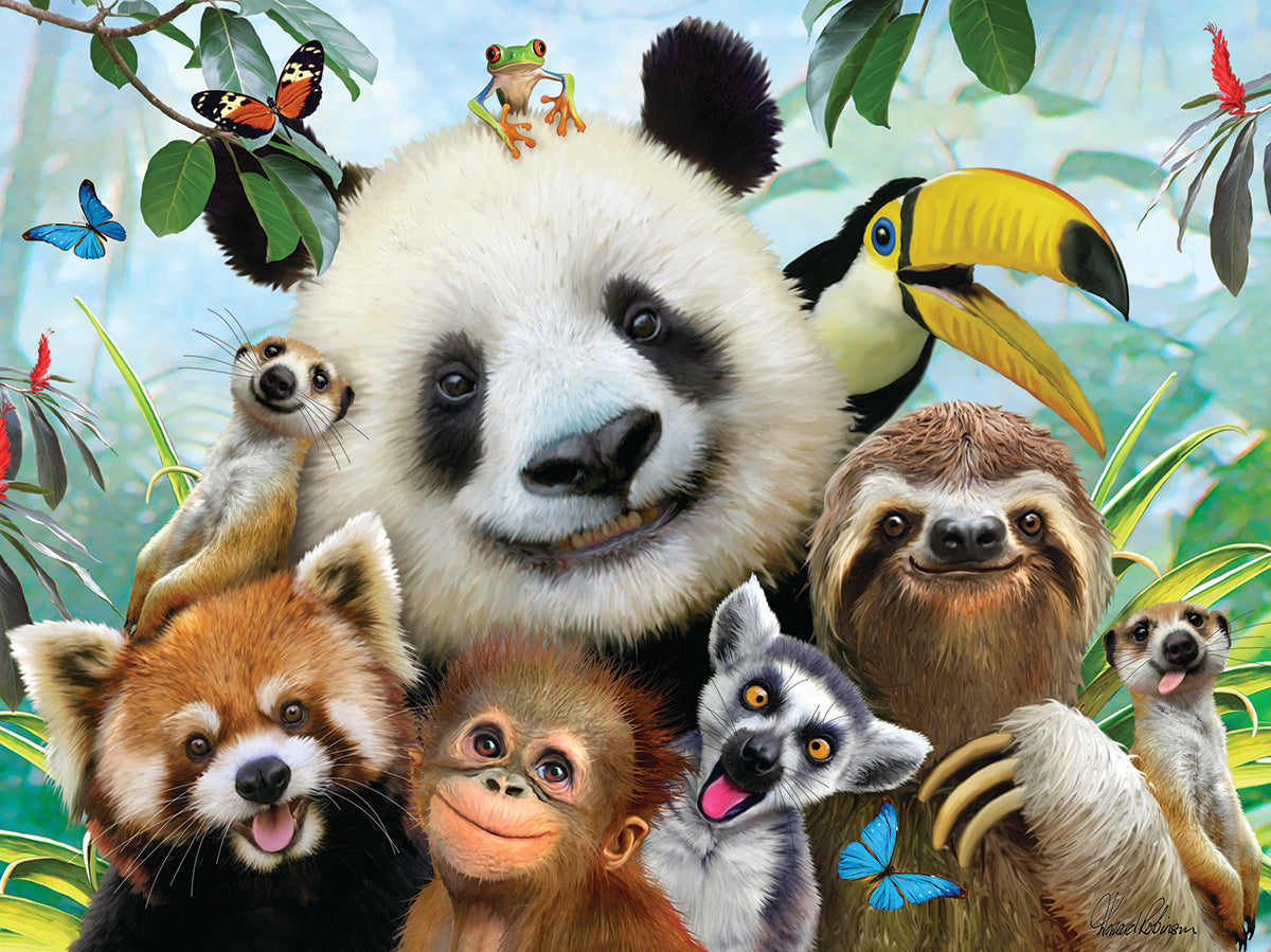 Prime 3D Howard Robinson Zoo Selfie 63 Piece Puzzle