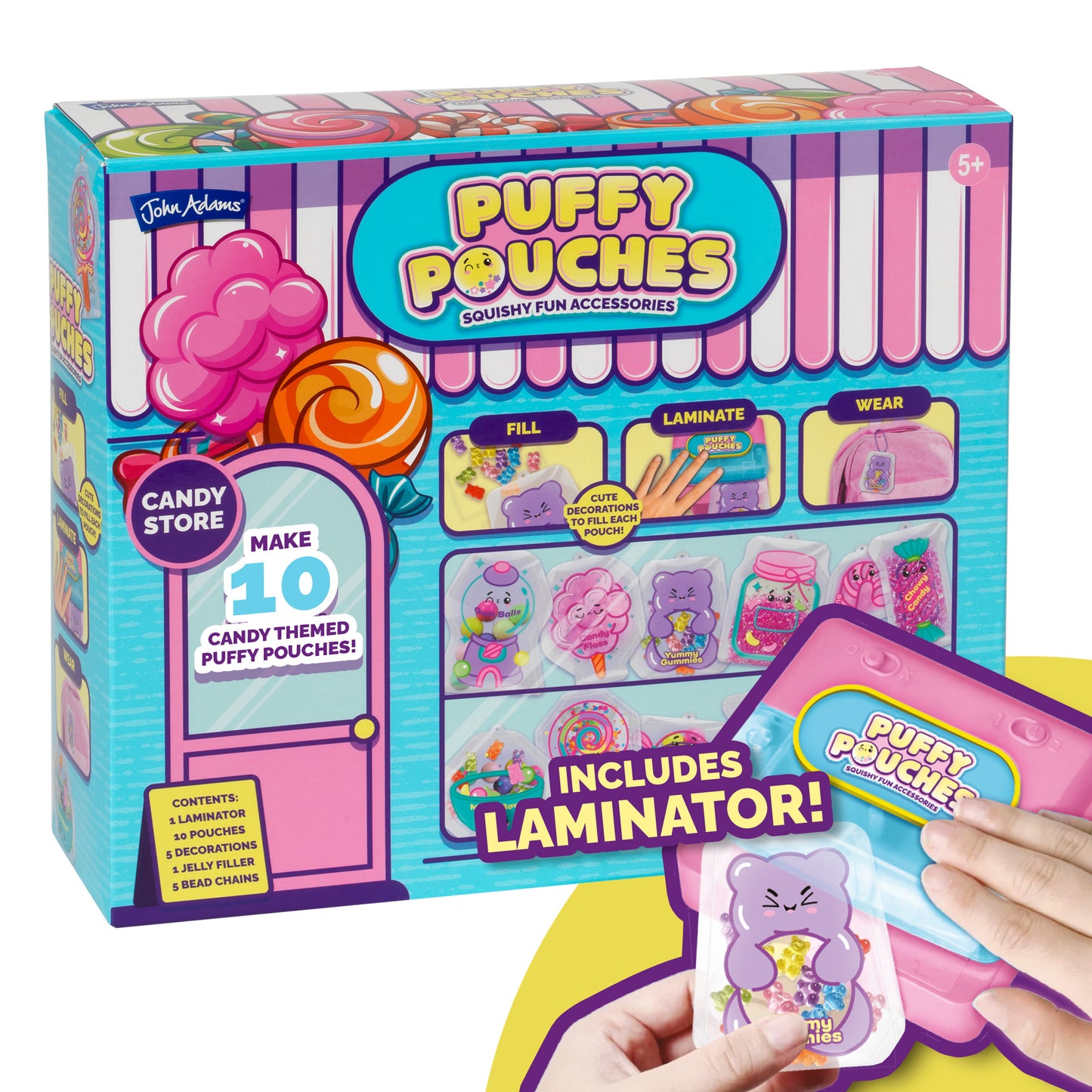 Puffy Pouches Themed Set - Candy Store