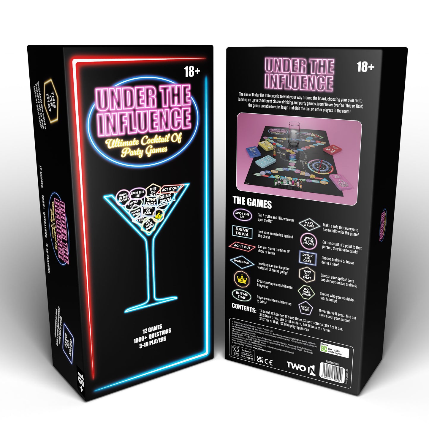 Under the Influence Party Game