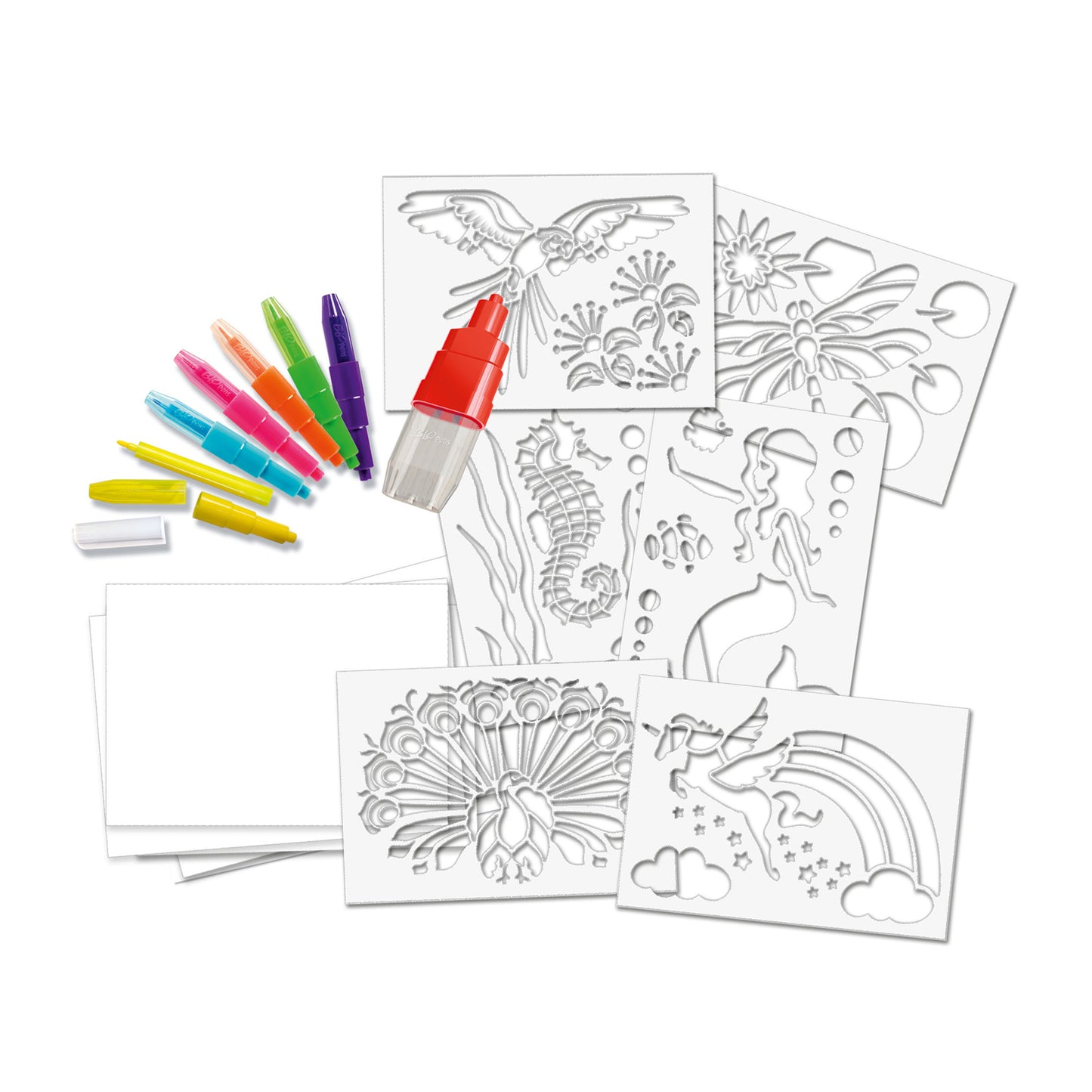 BLOPENS Rainbow – 3-in-1 Colour Blending Airbrush Kit