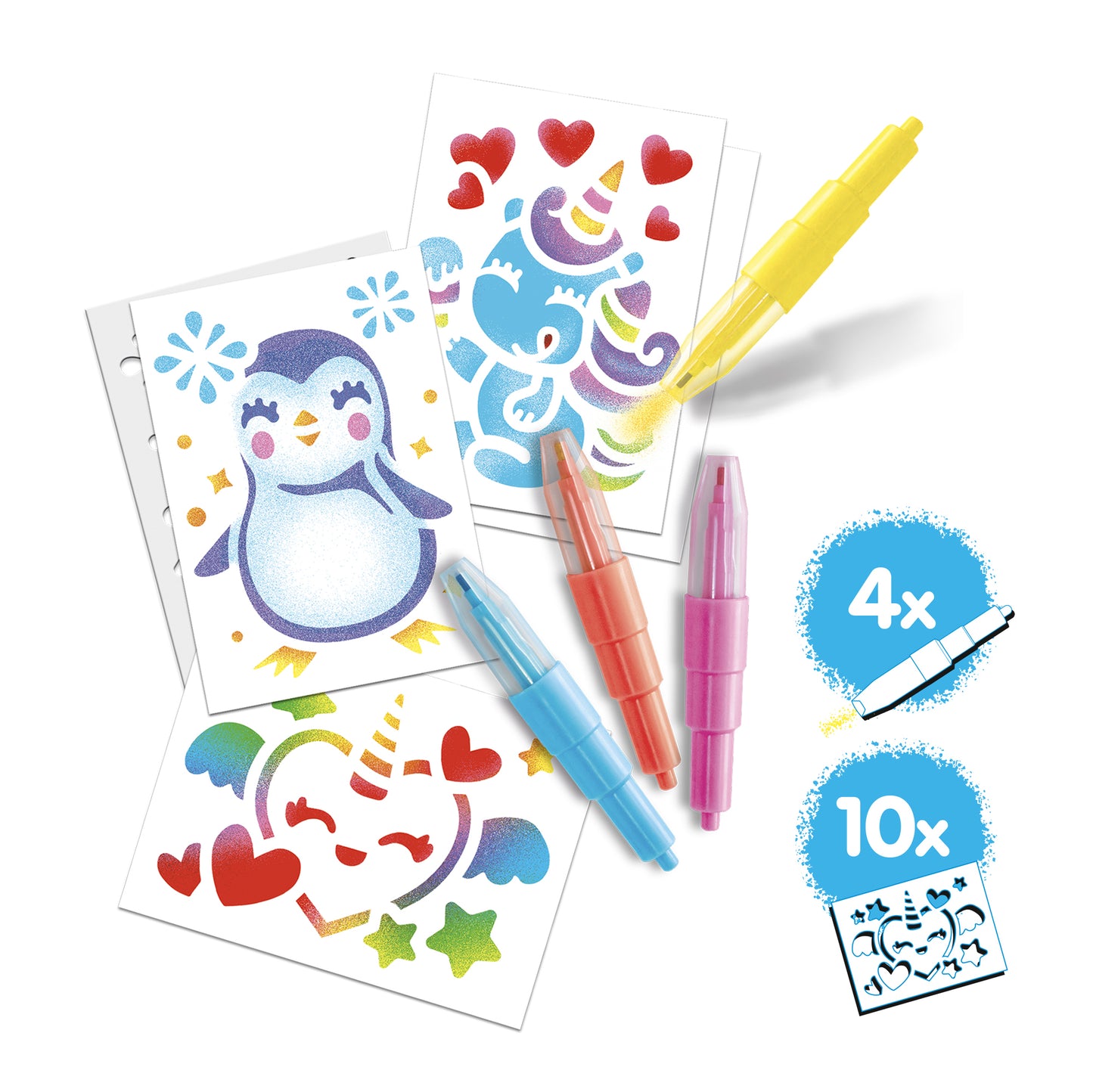 BLOPENS Cute Mini Kit – Sweet Airbrush Art Set for Kids