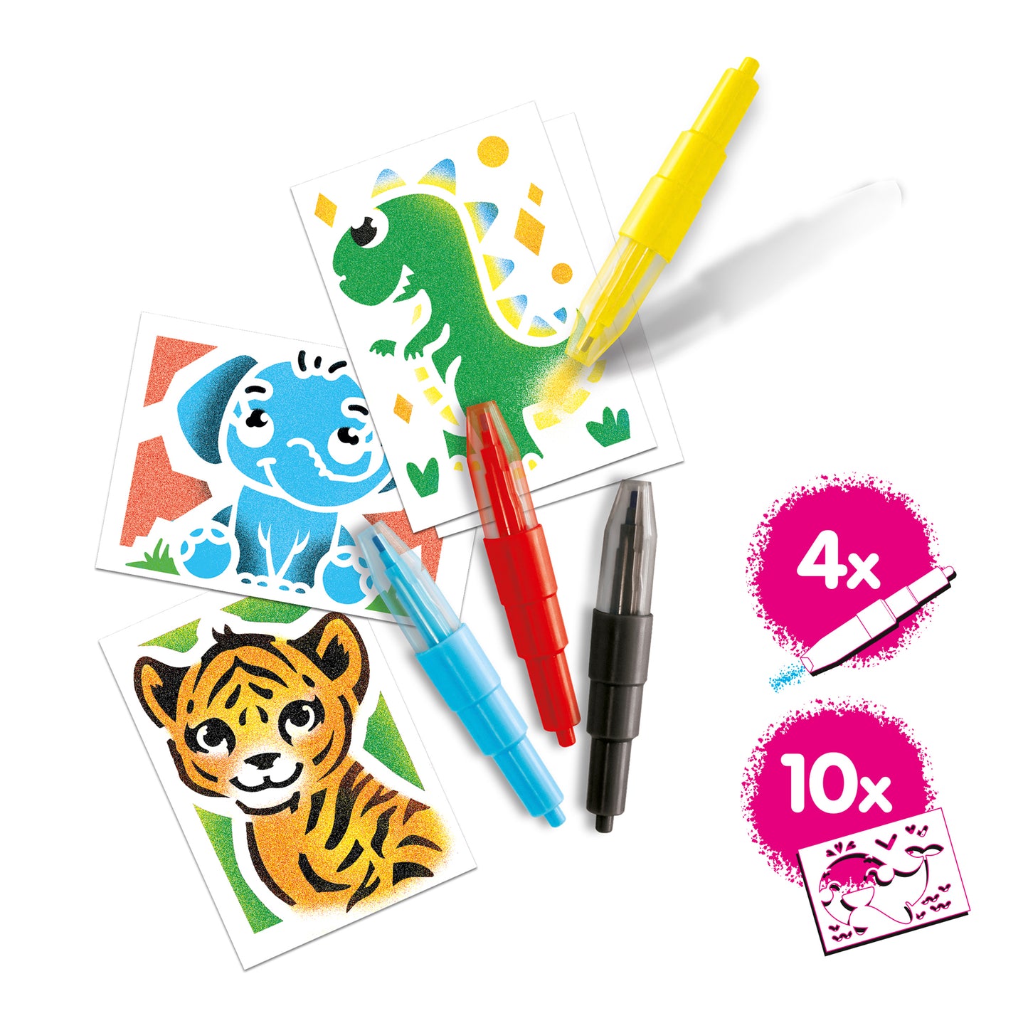 BLOPENS Animal Mini Kit – Pocket-Sized Airbrush Set for Kids