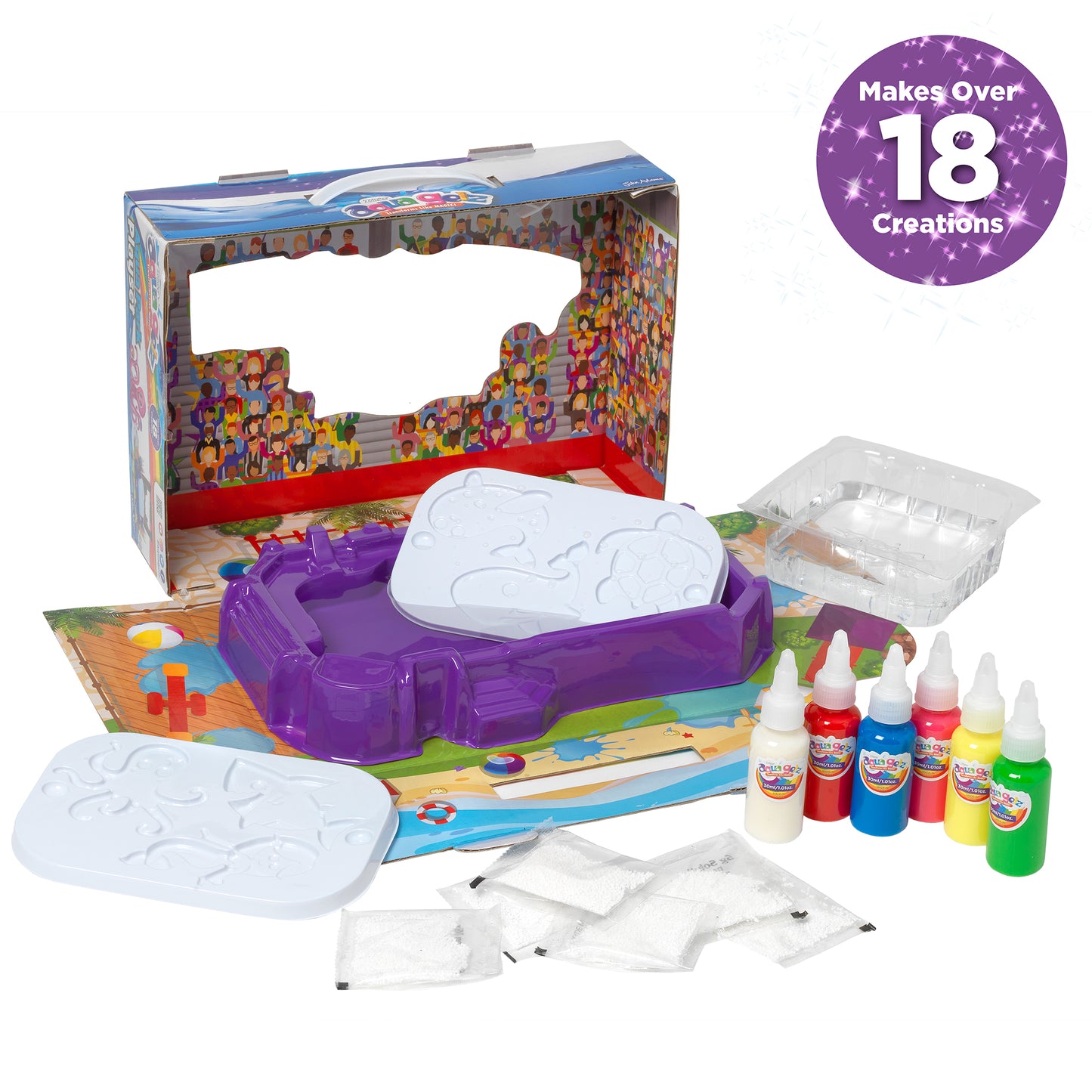 Aqua Gelz Aqua Park Playset – Creative Sensory Craft Kit