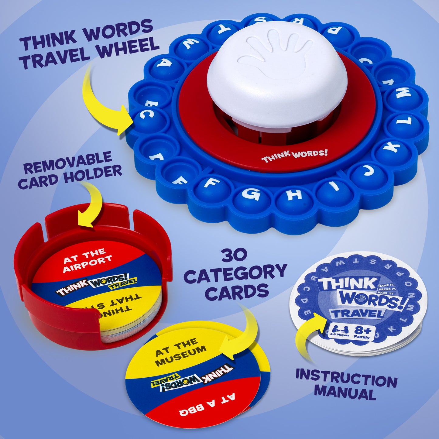 Think Words Travel Game