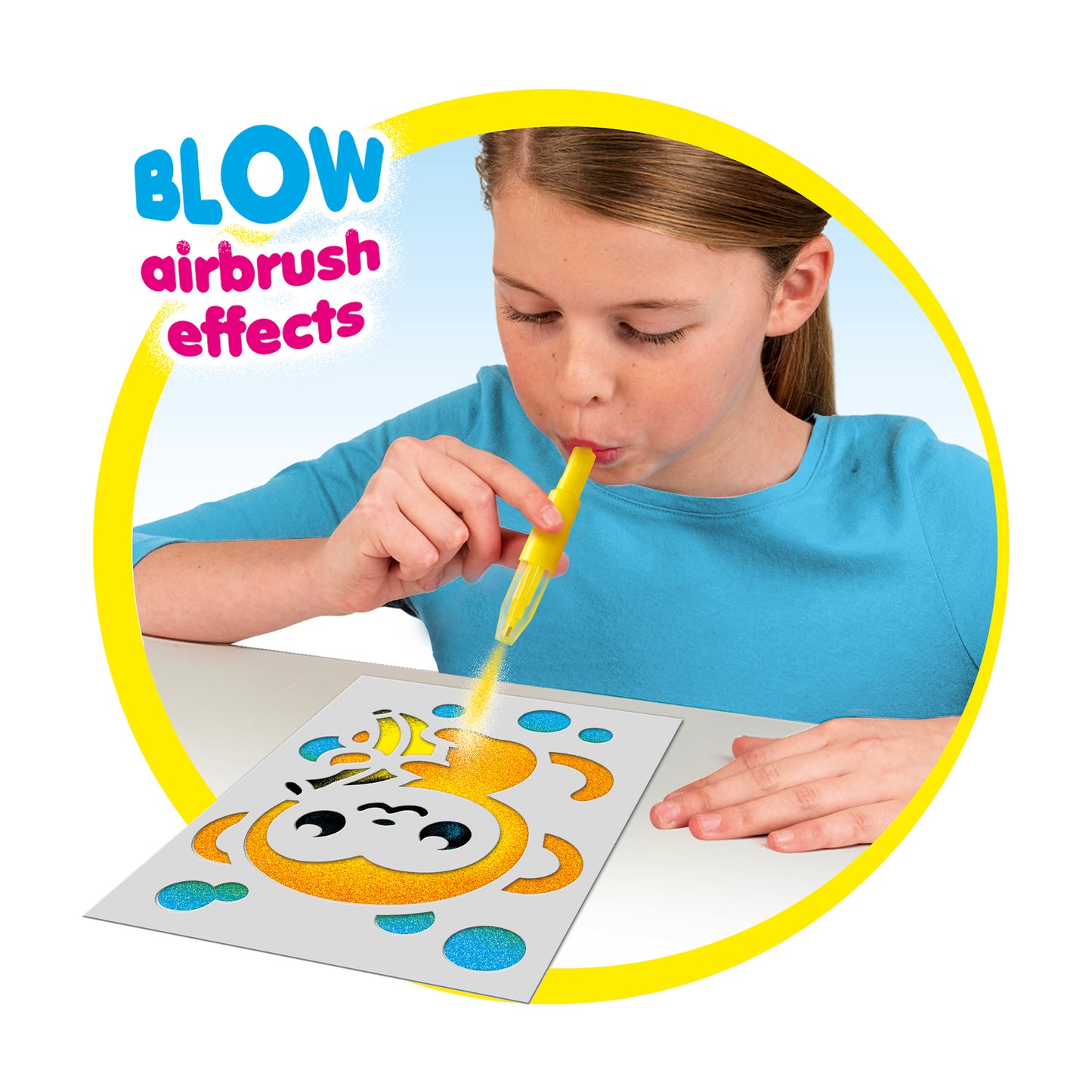 BLOPENS Animal Mini Kit – Pocket-Sized Airbrush Set for Kids