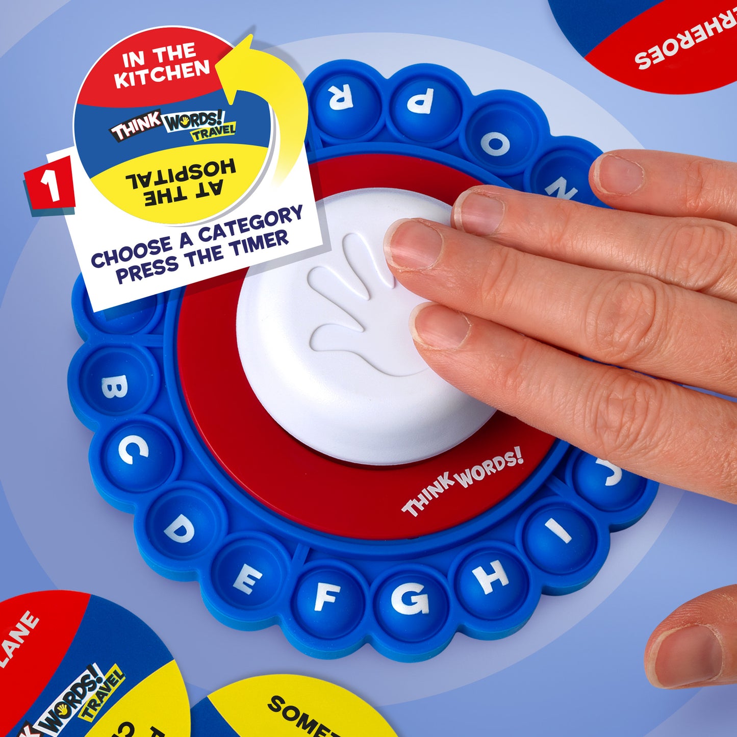 Think Words Travel Game