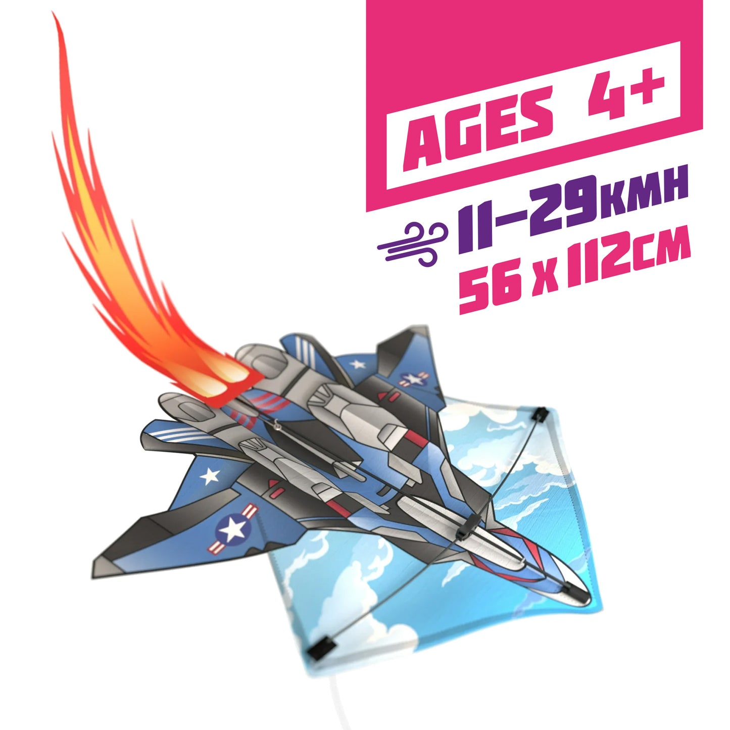 Plane Pop Up Shaped Kite