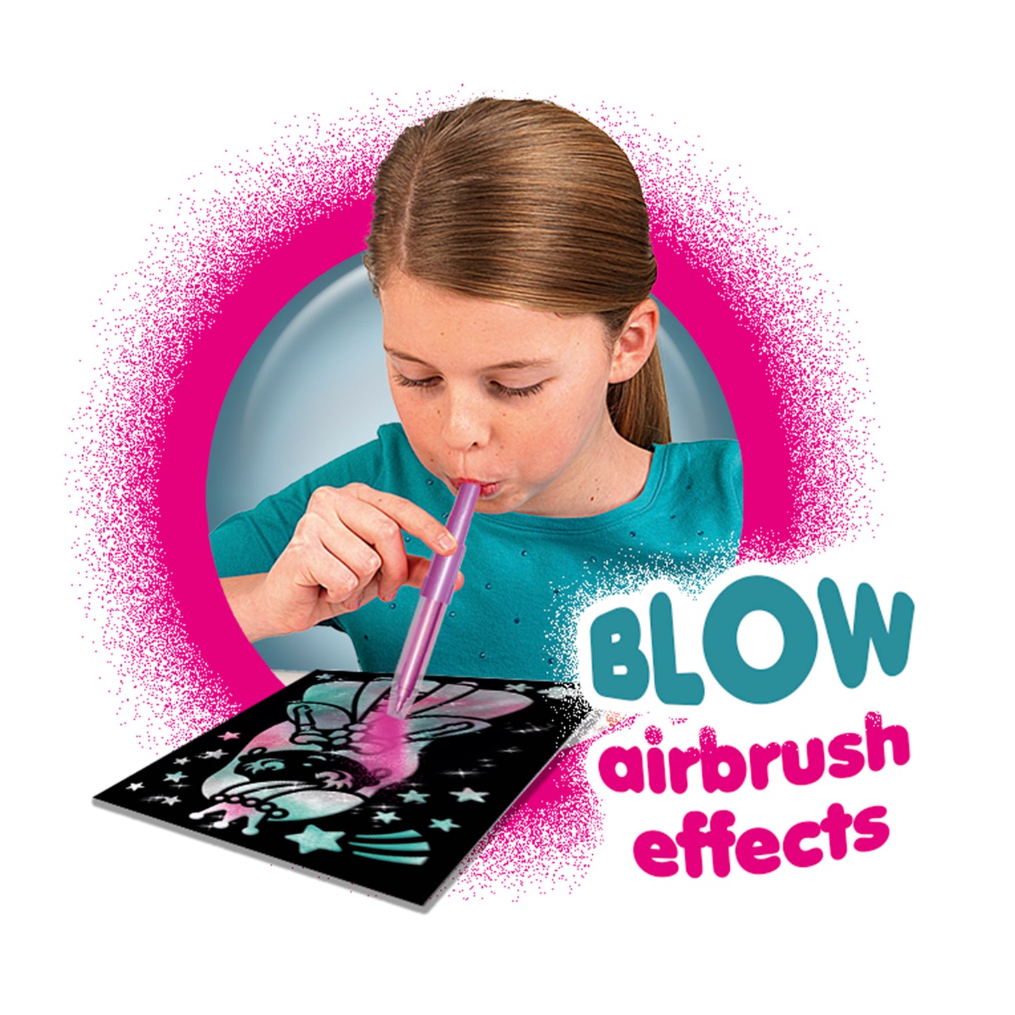 BLOPENS Shimmer – Metallic Airbrush Art Set for Kids