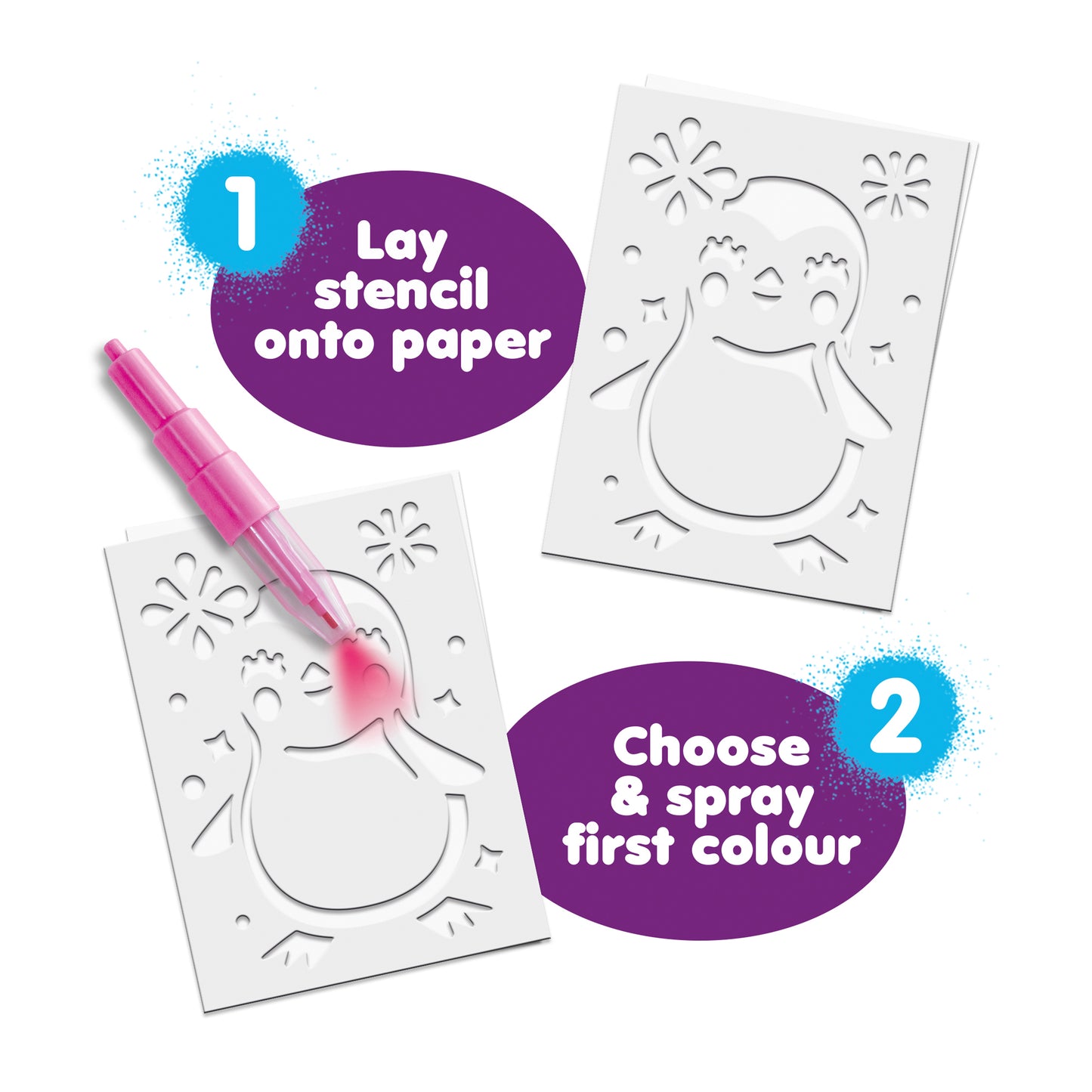 BLOPENS Cute Mini Kit – Sweet Airbrush Art Set for Kids