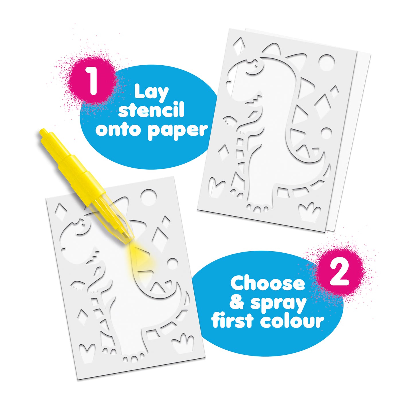 BLOPENS Animal Mini Kit – Pocket-Sized Airbrush Set for Kids