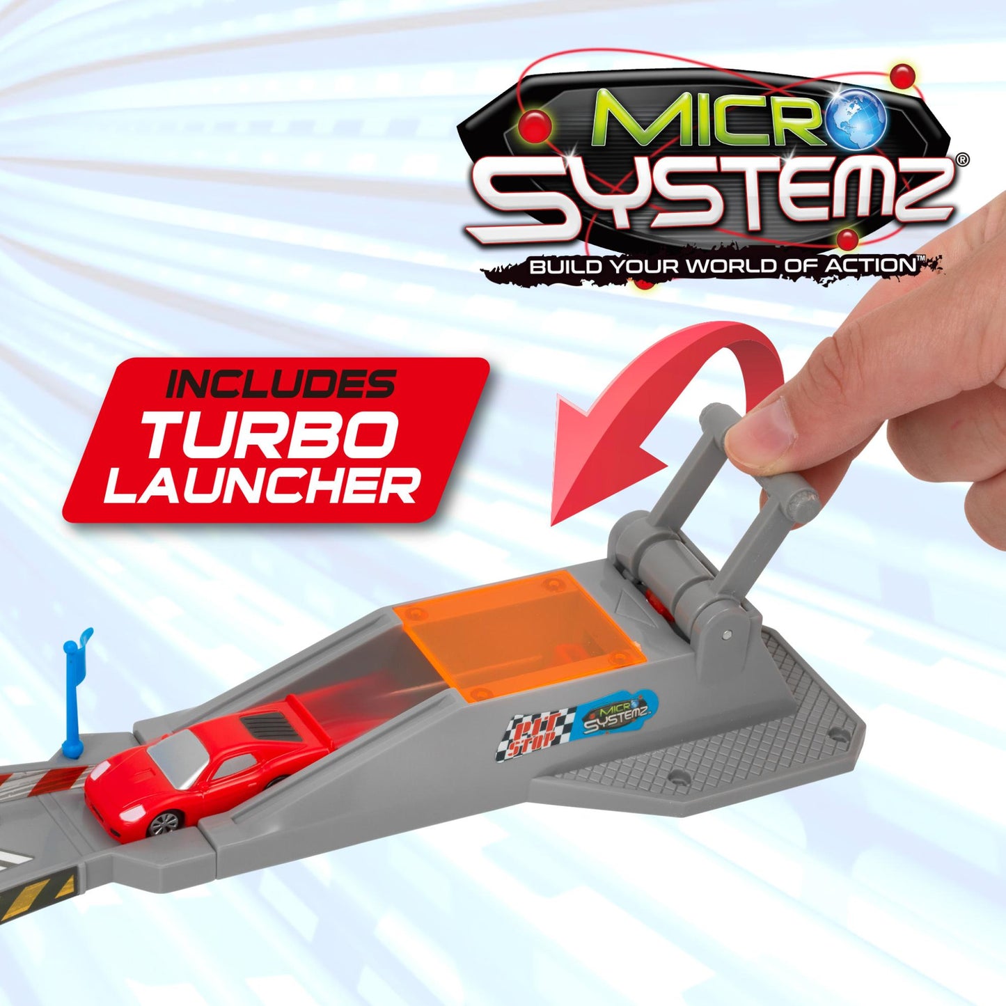 Micro Systemz Pit Stop Playset
