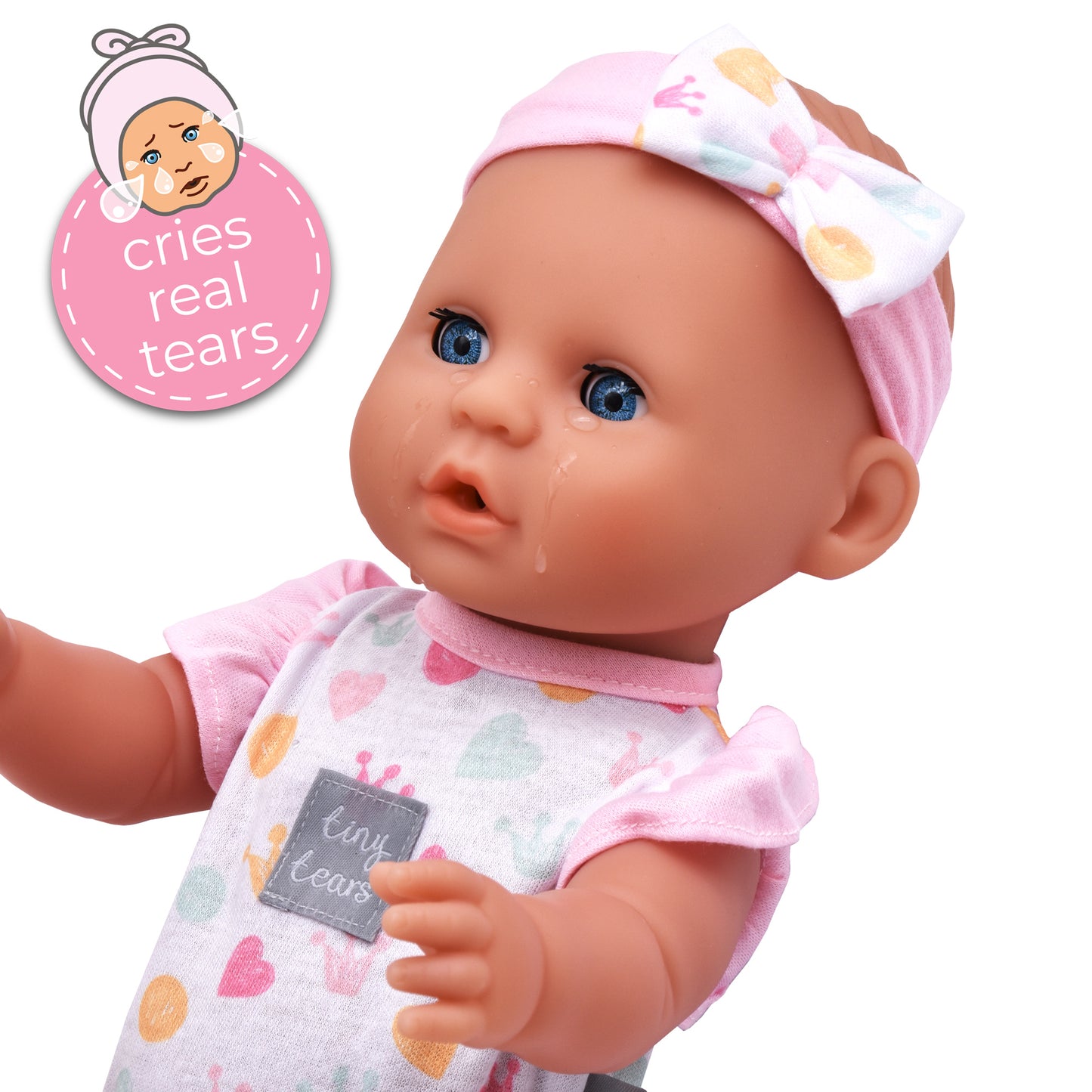 Tiny Tears 15'' (38cm) Baby Classic Crying and Wetting - White