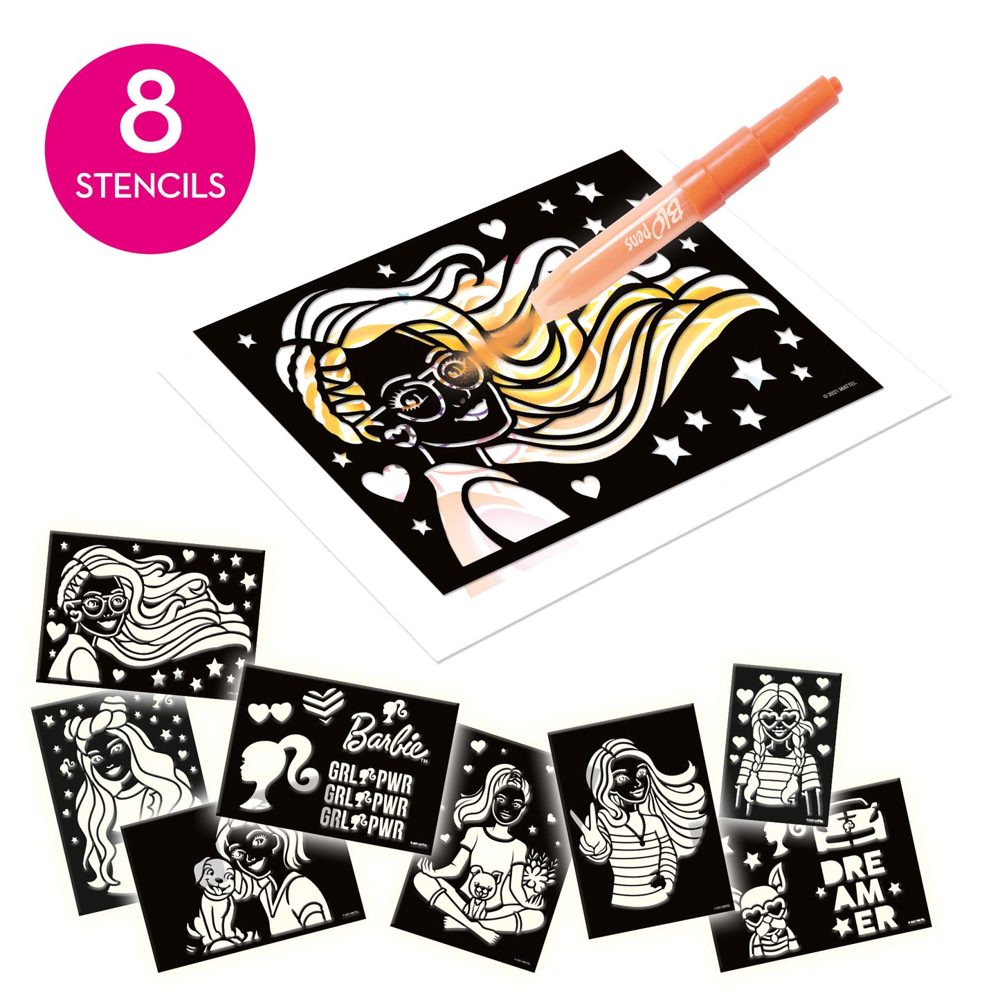 BLOPENS Barbie Activity Workshop – Creative Airbrush Craft Kit