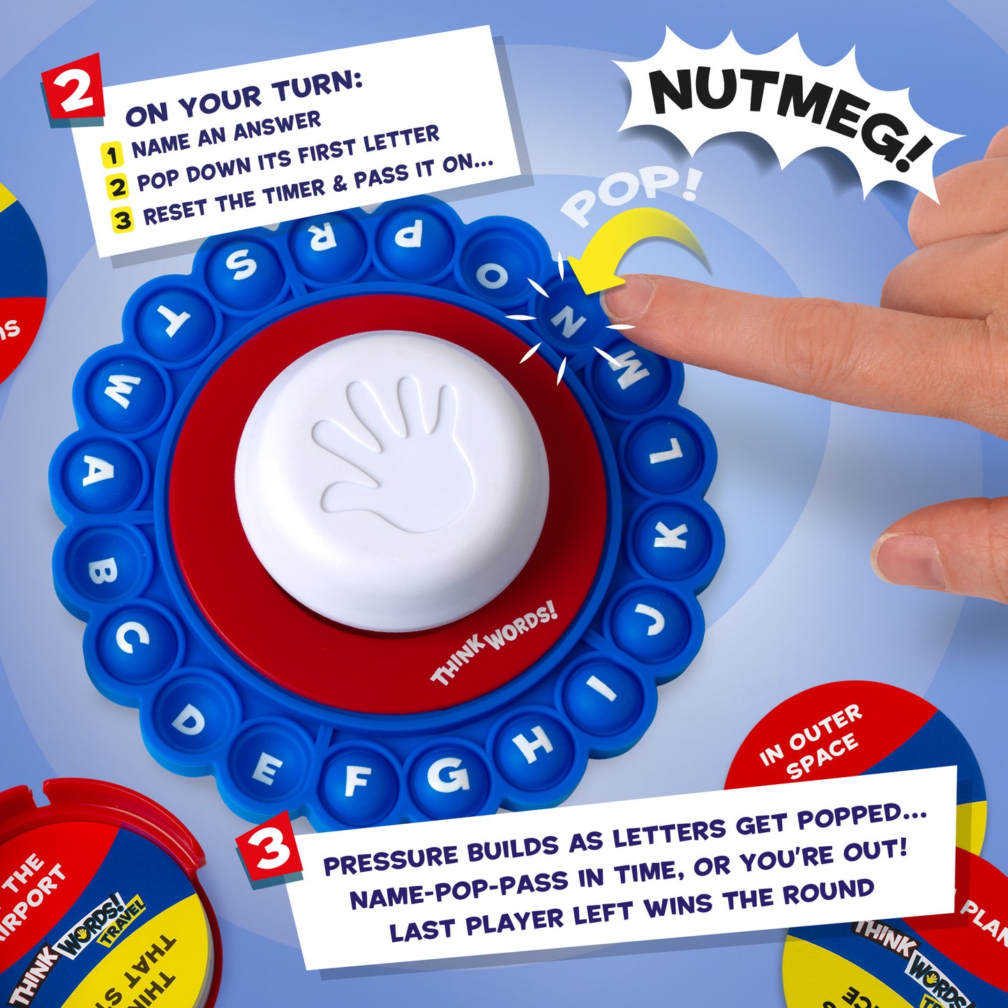 Think Words Travel Game