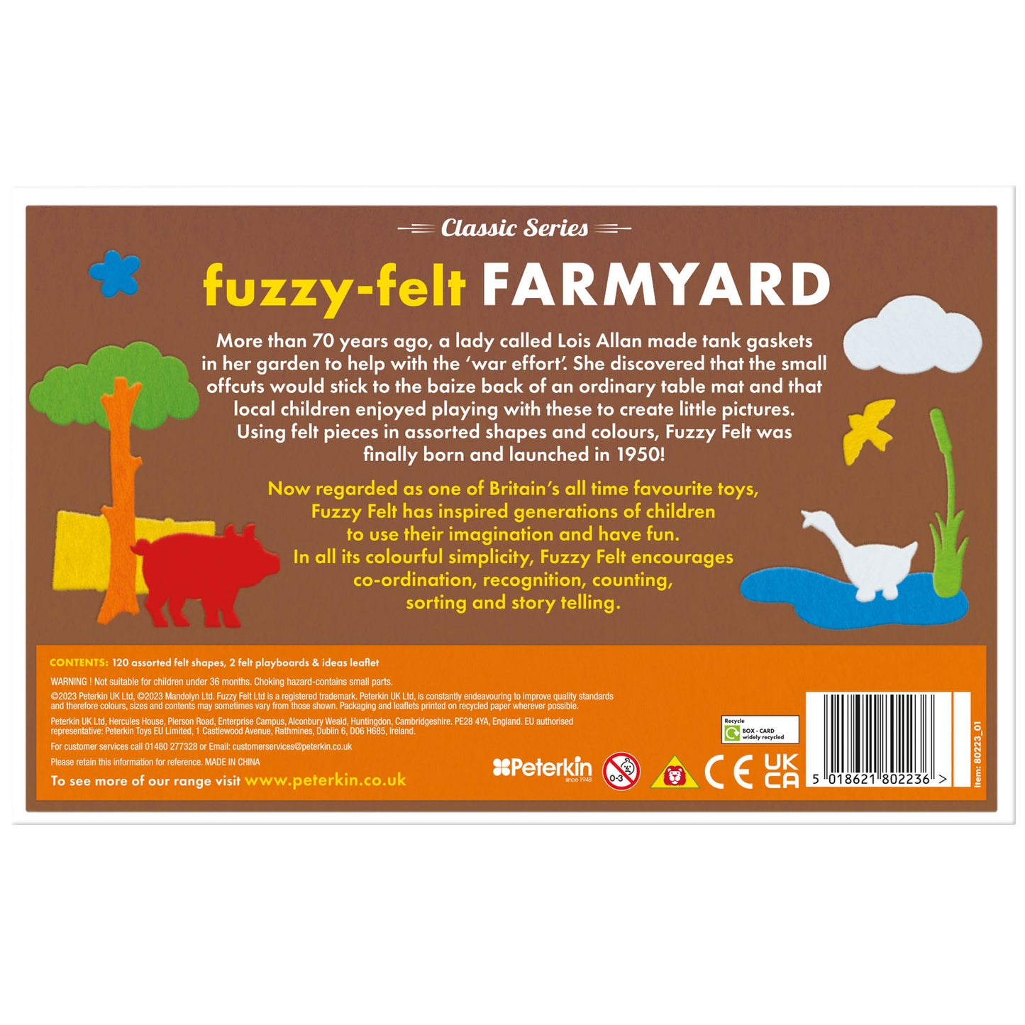 Fuzzy-Felt Classic - Farmyard