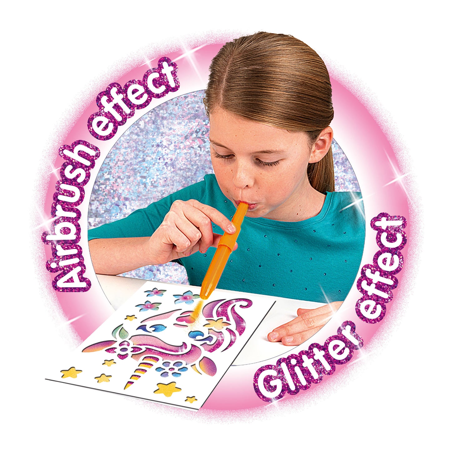 BLOPENS Sparkling Unicorns Activity Set – Glitter Fantasy Kit