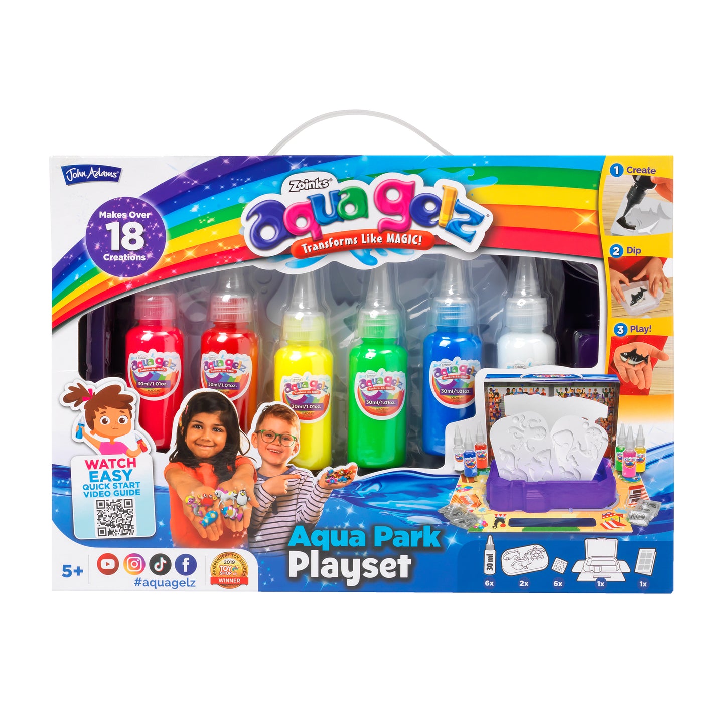 Aqua Gelz Aqua Park Playset – Creative Sensory Craft Kit