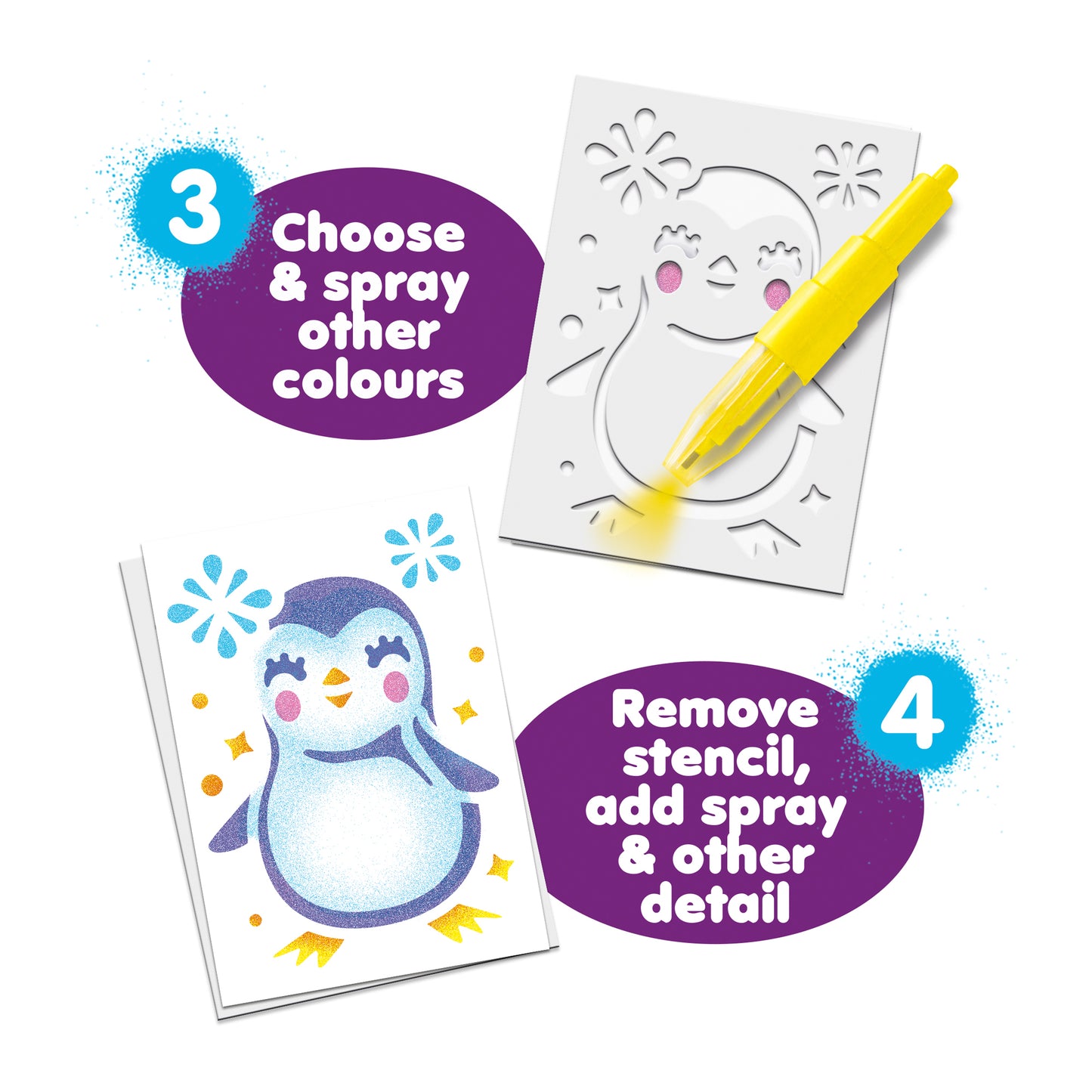 BLOPENS Cute Mini Kit – Sweet Airbrush Art Set for Kids