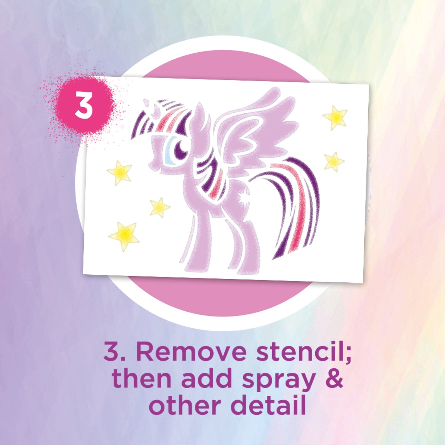 BLOPENS - My Little Pony Creative Case – Pony - Themed Airbrush Kit