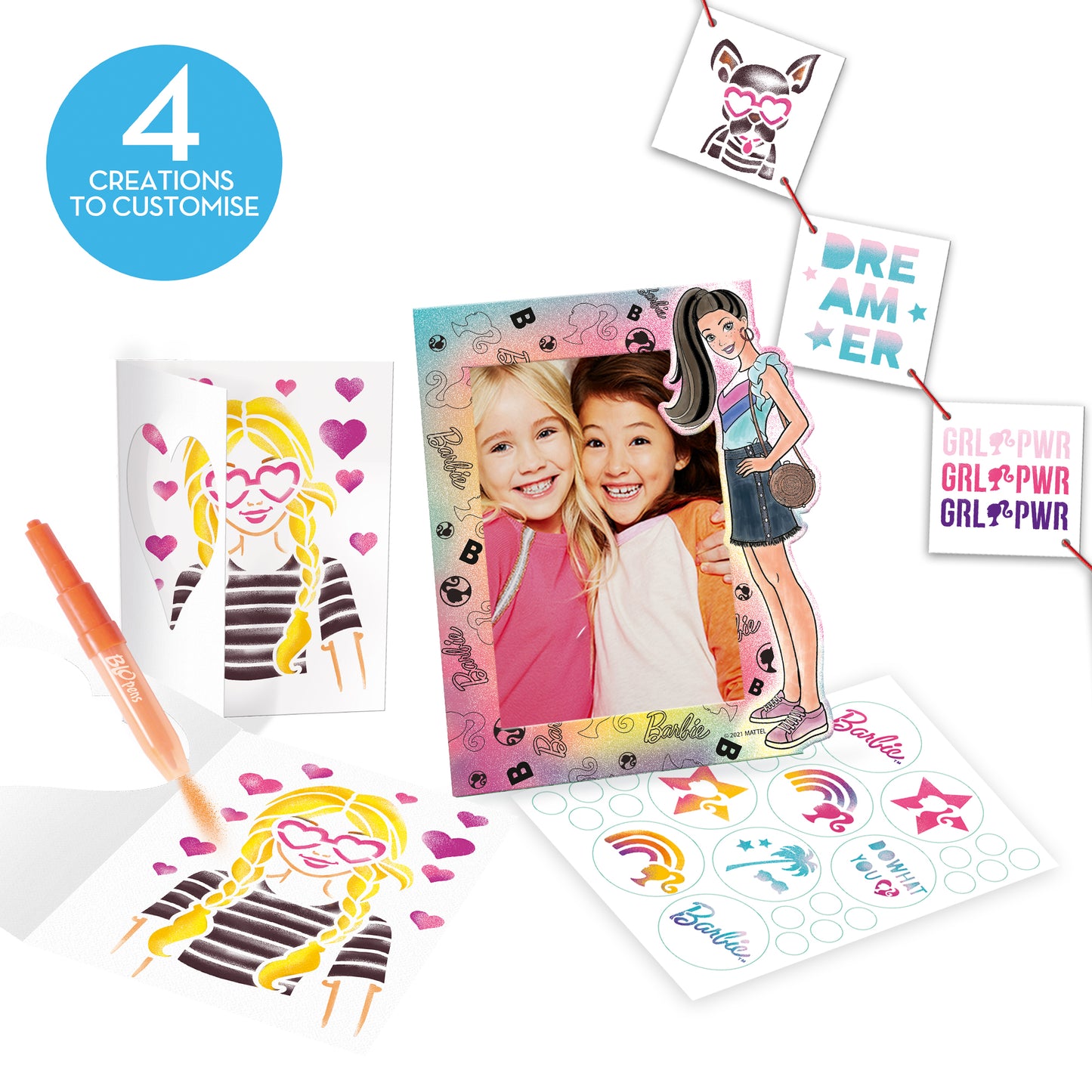 BLOPENS Barbie Activity Workshop – Creative Airbrush Craft Kit