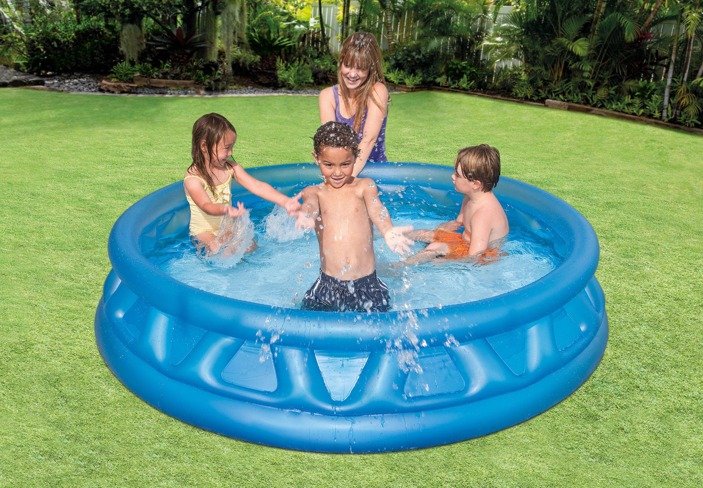 INTEX 74" Inflatable Soft Side Pool