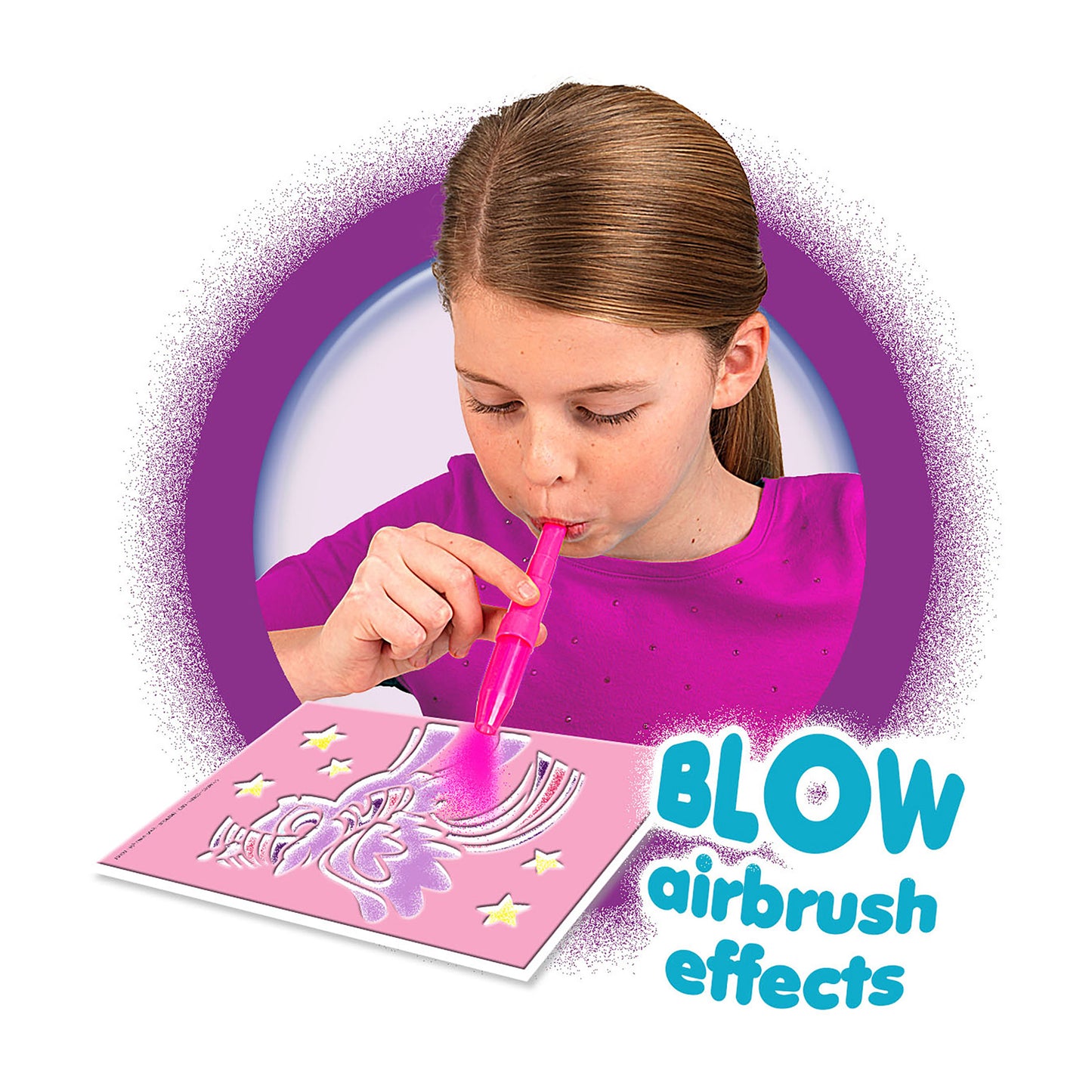 BLOPENS - My Little Pony Creative Case – Pony - Themed Airbrush Kit