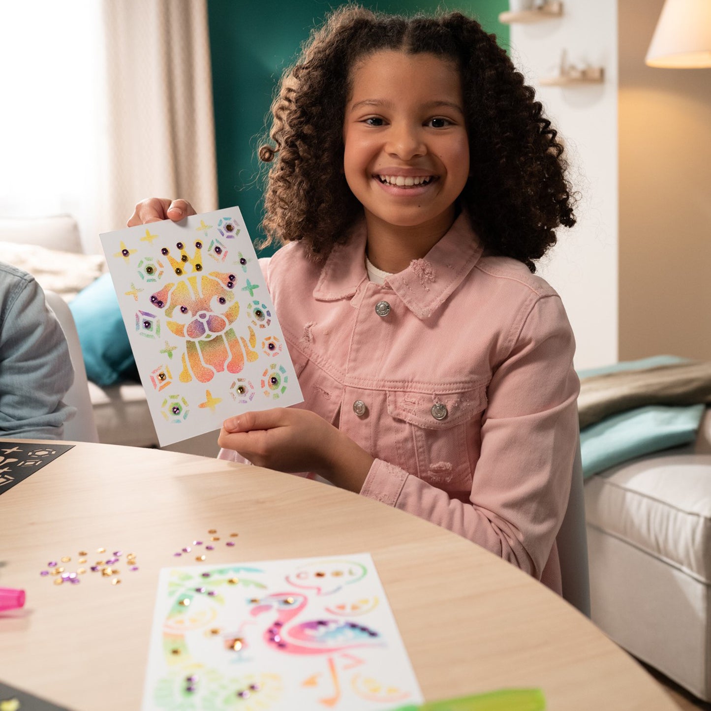 BLOPENS Sequins Activity Set – Sparkly Airbrush Art for Kids