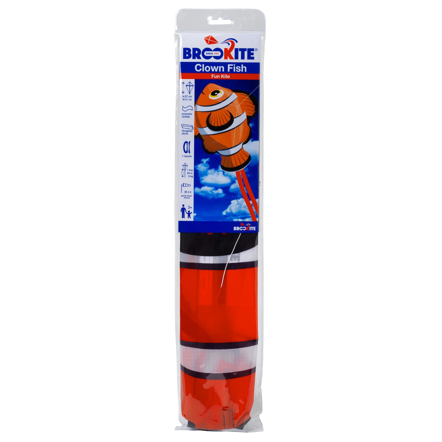 Brookite Clown Fish Fun Kite