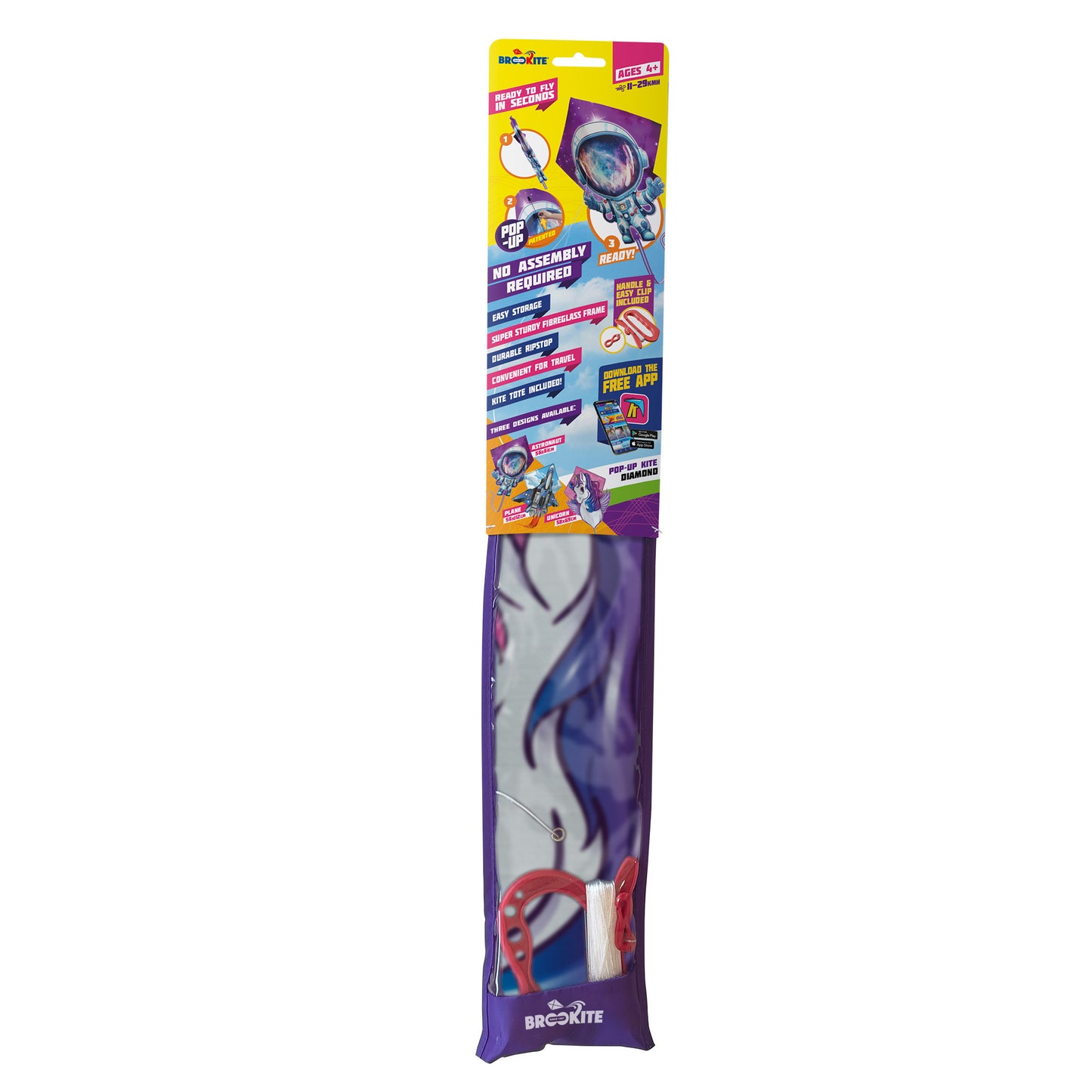 Unicorn Pop Up Shaped Kite