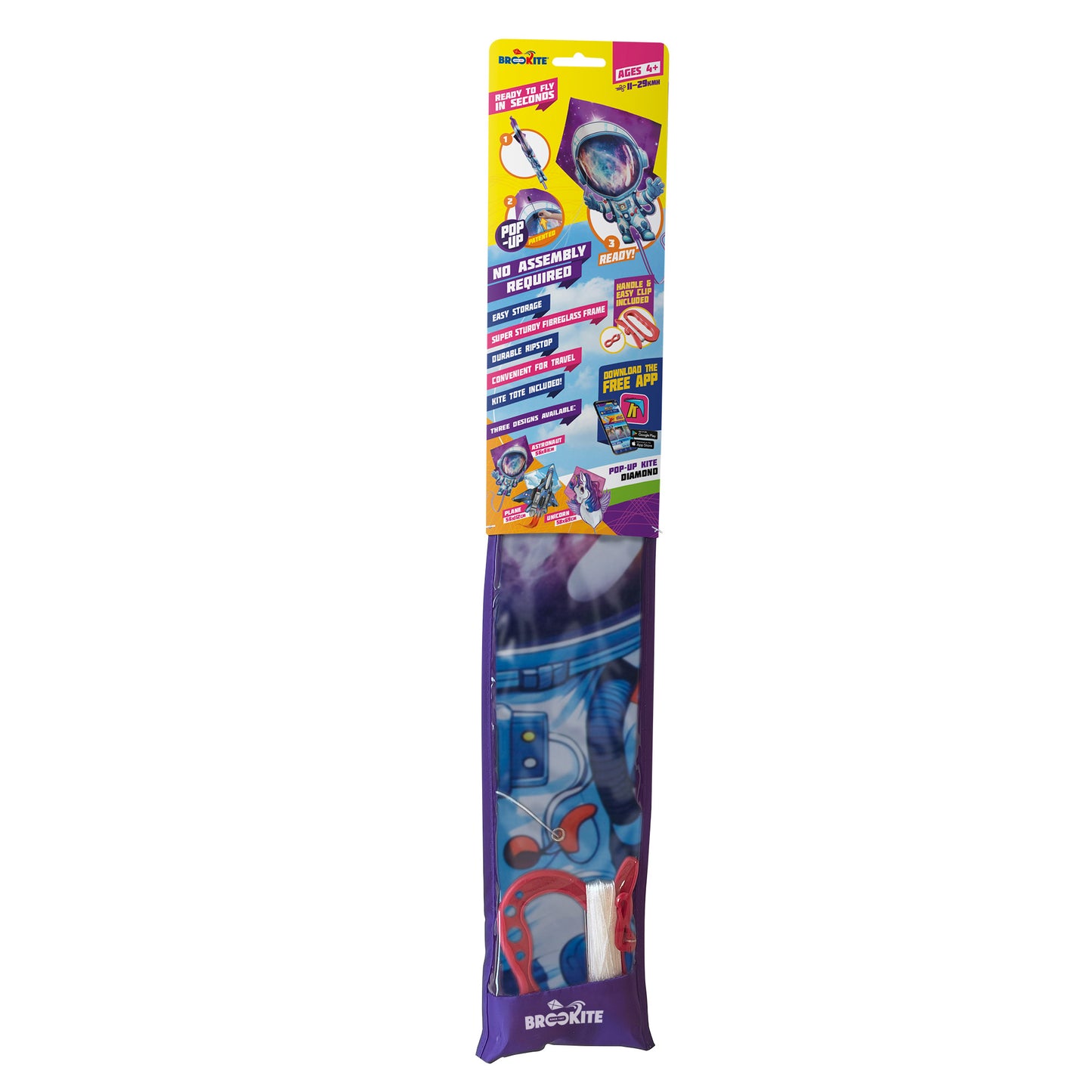 Astronaut Pop Up Shaped Kite