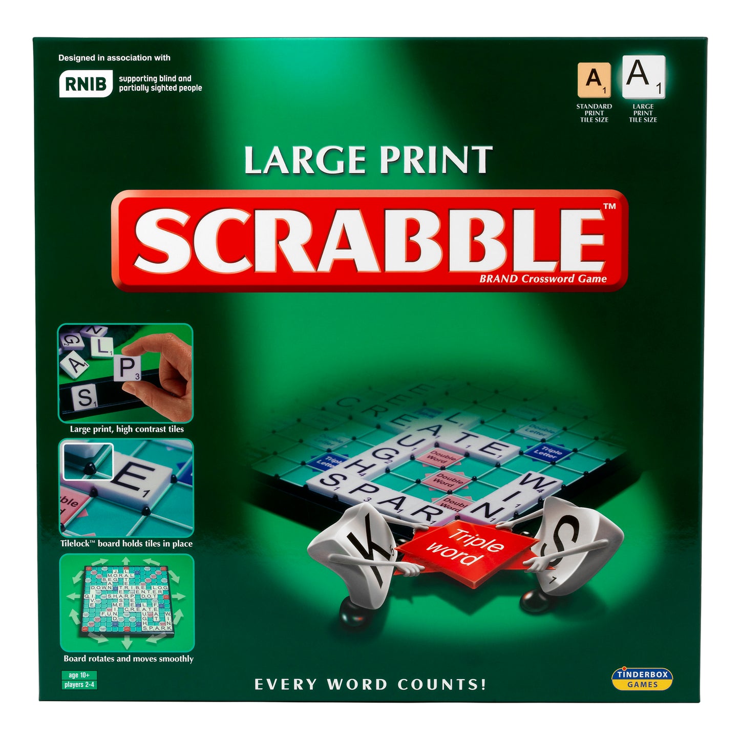 Large Print Scrabble Word Game