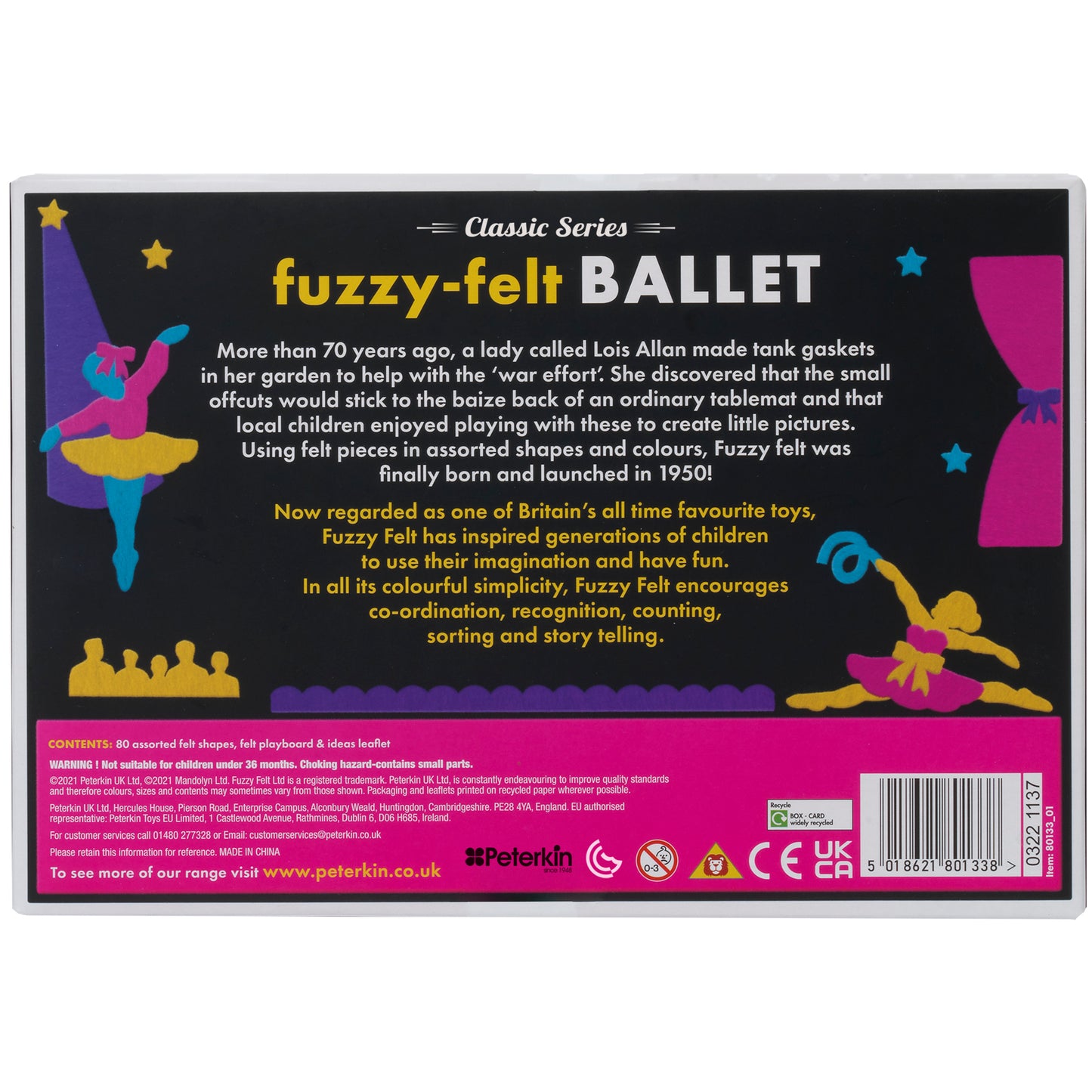 Fuzzy-Felt Retro - Ballet