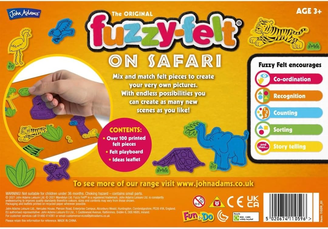Fuzzy-Felt On Safari