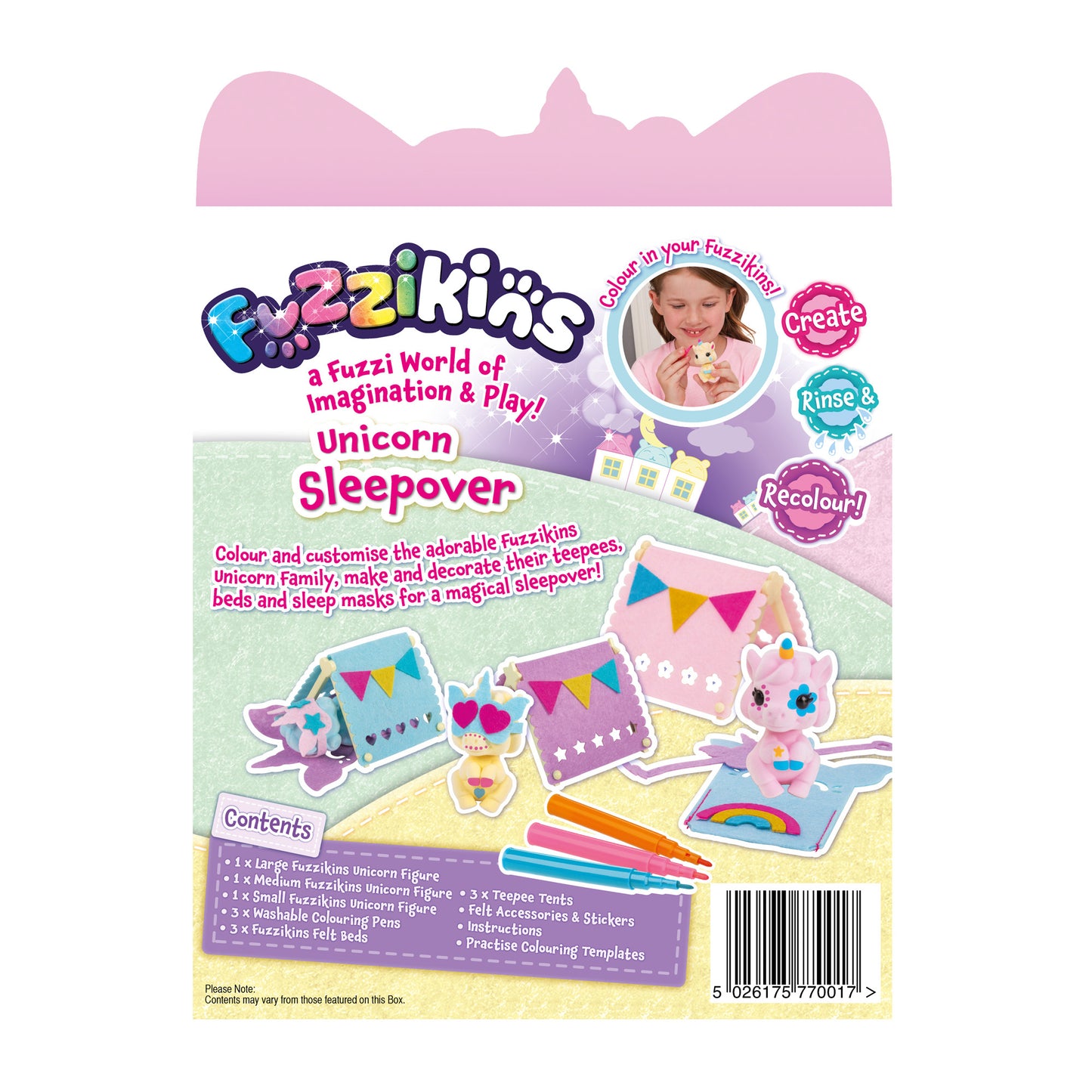 Fuzzikins Unicorn Sleepover