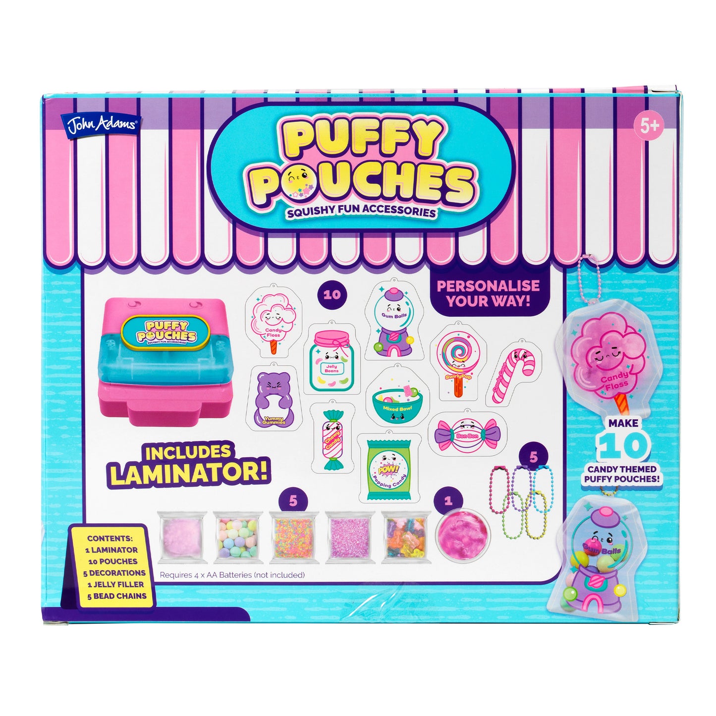 Puffy Pouches Themed Set - Candy Store