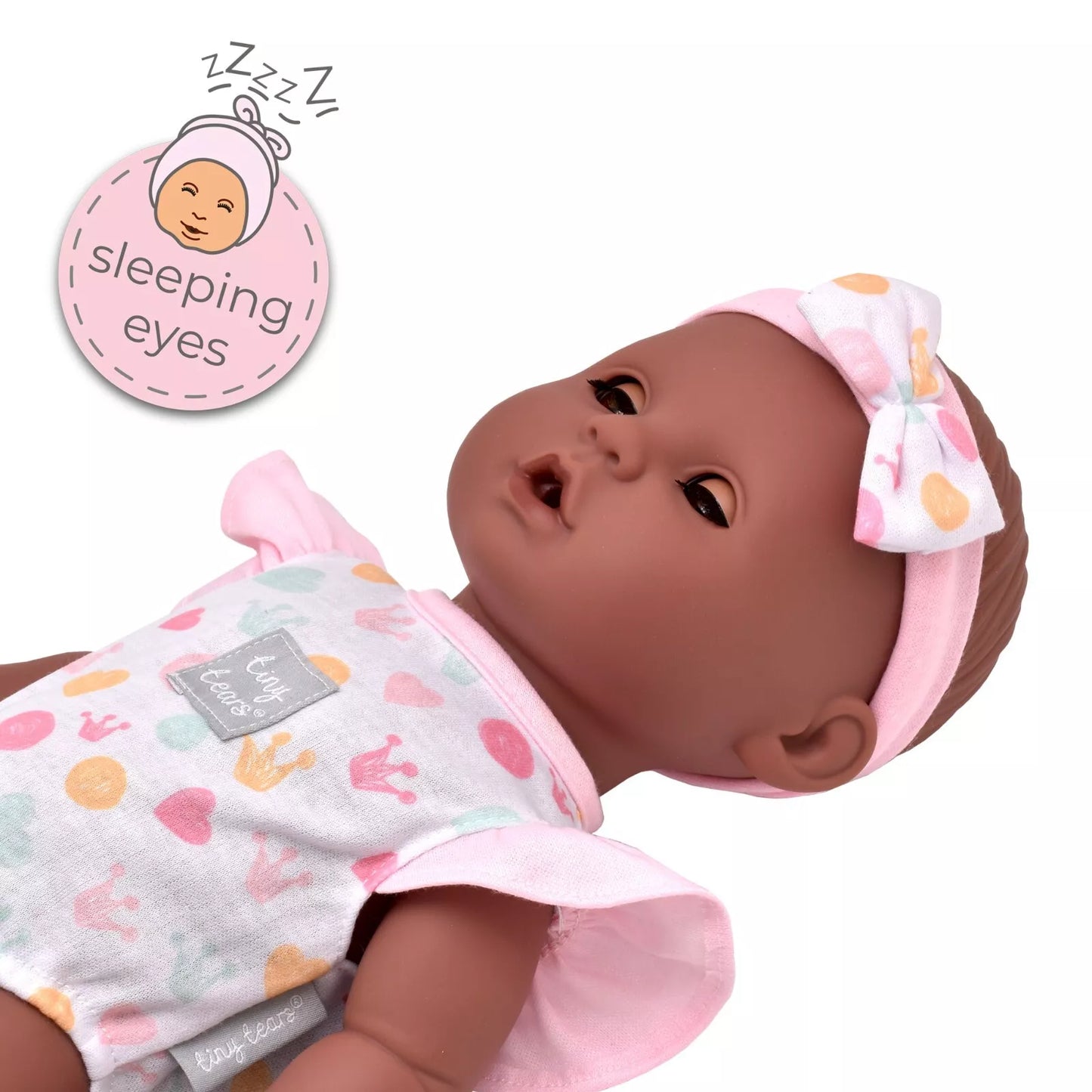 Tiny Tears Classic Crying and Wetting Doll 15" (38cm) - Black