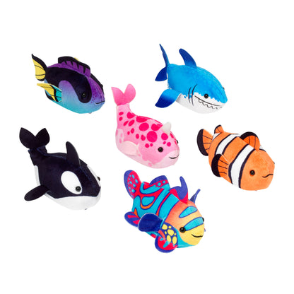 Zhu Zhu Pets - Zhu Zhu Aquarium Interactive, Collectible Toy Fish - Assortment A (Single) - Choose your fish