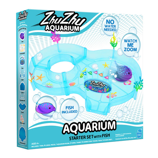 Zhu Zhu Pets - Zhu Zhu Aquarium Figure of 8 Starter Playset WITH Fish