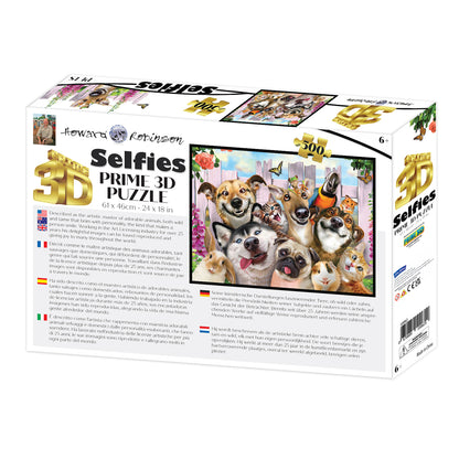 Prime 3D Howard Robinson Pet Selfie 500 Piece Puzzle