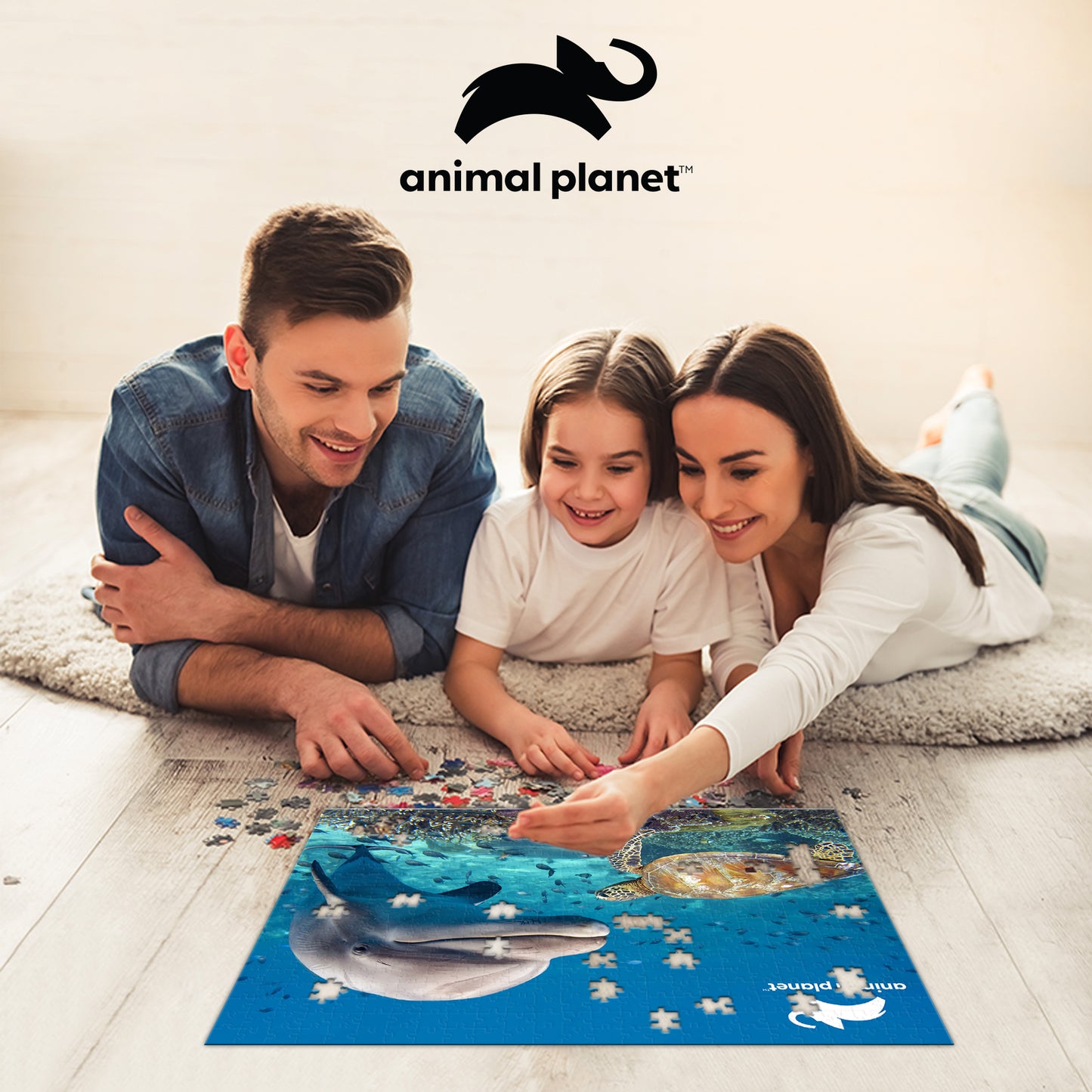 Prime 3D Animal Planet Dolphin & Turtle 500 Piece Puzzle