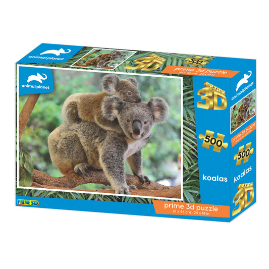 Prime 3D Animal Planet Koalas 500 Piece Puzzle